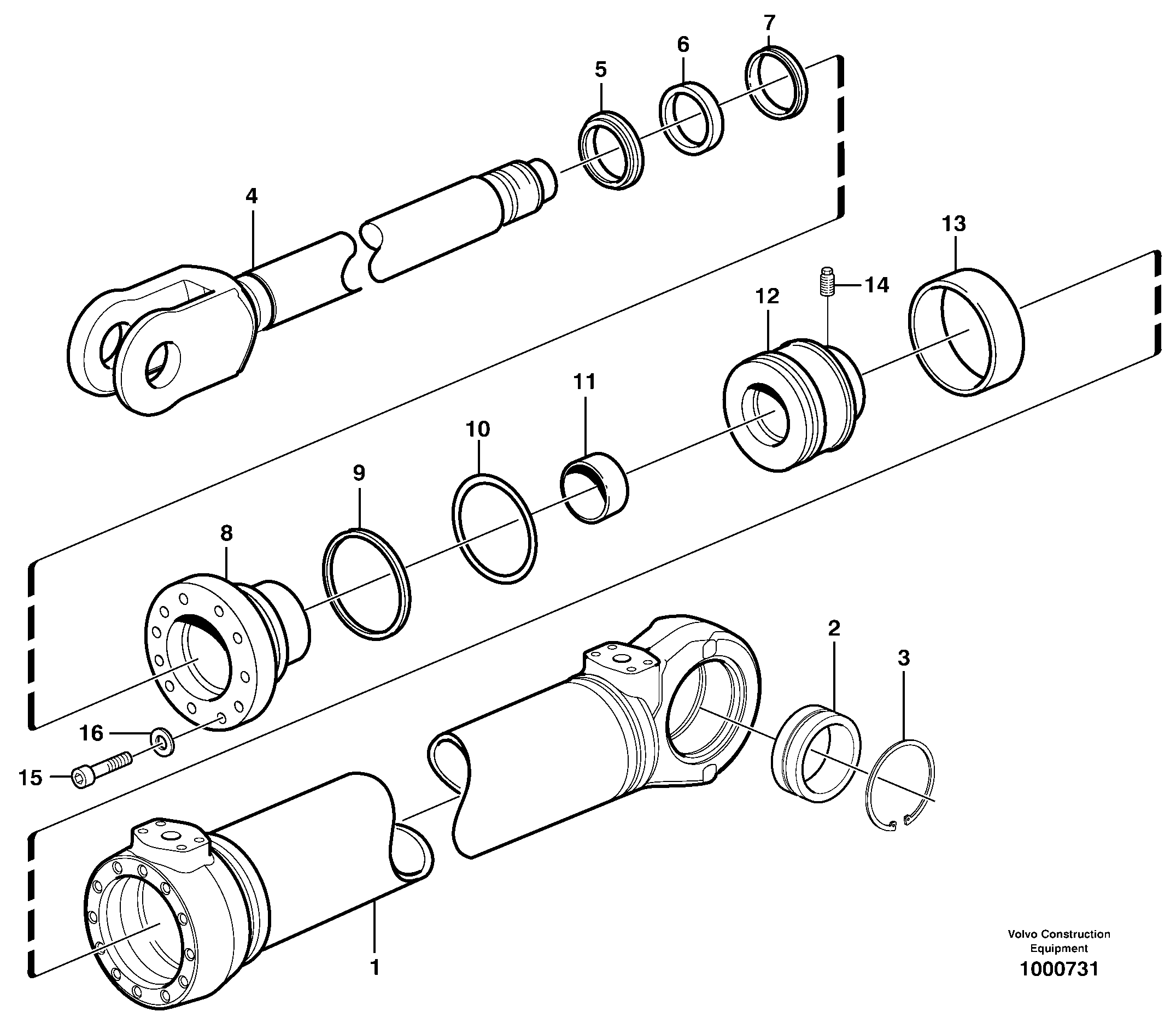 Safety Brace VOE11107348 VOLVO
