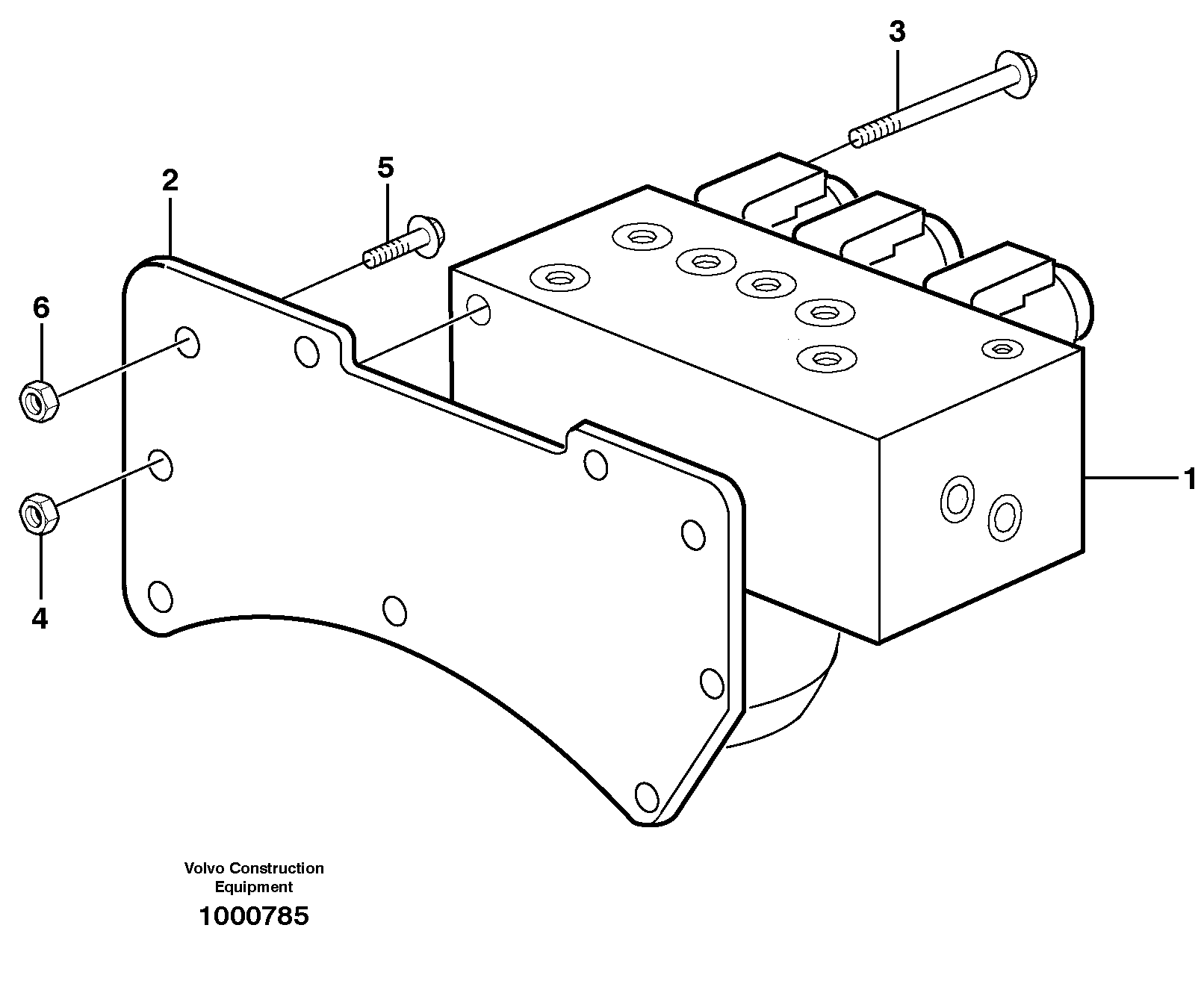 Ratin plate VOE14373295 VOLVO