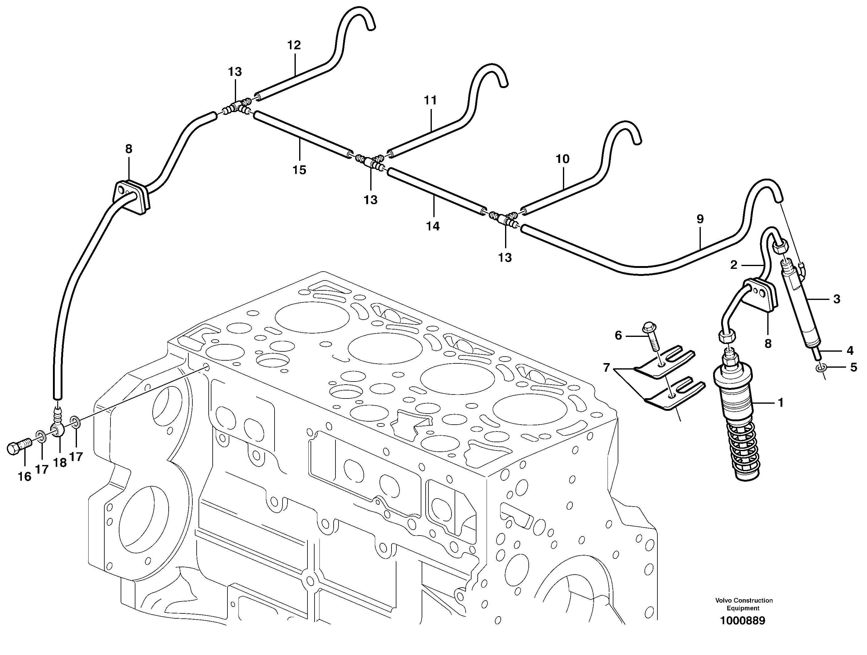 Injector VOE24425916 VOLVO