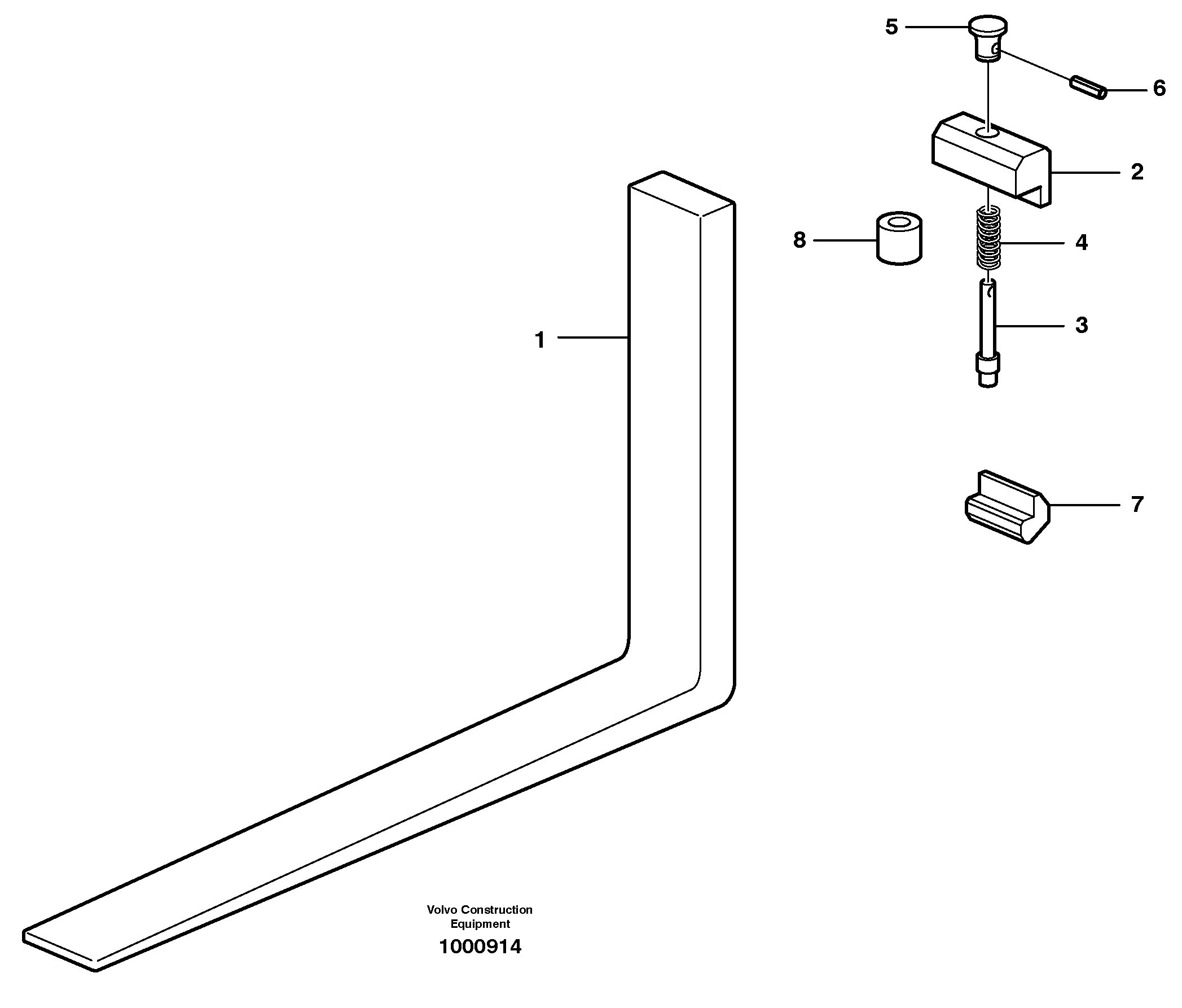Inner Pipe VOE11156385 VOLVO