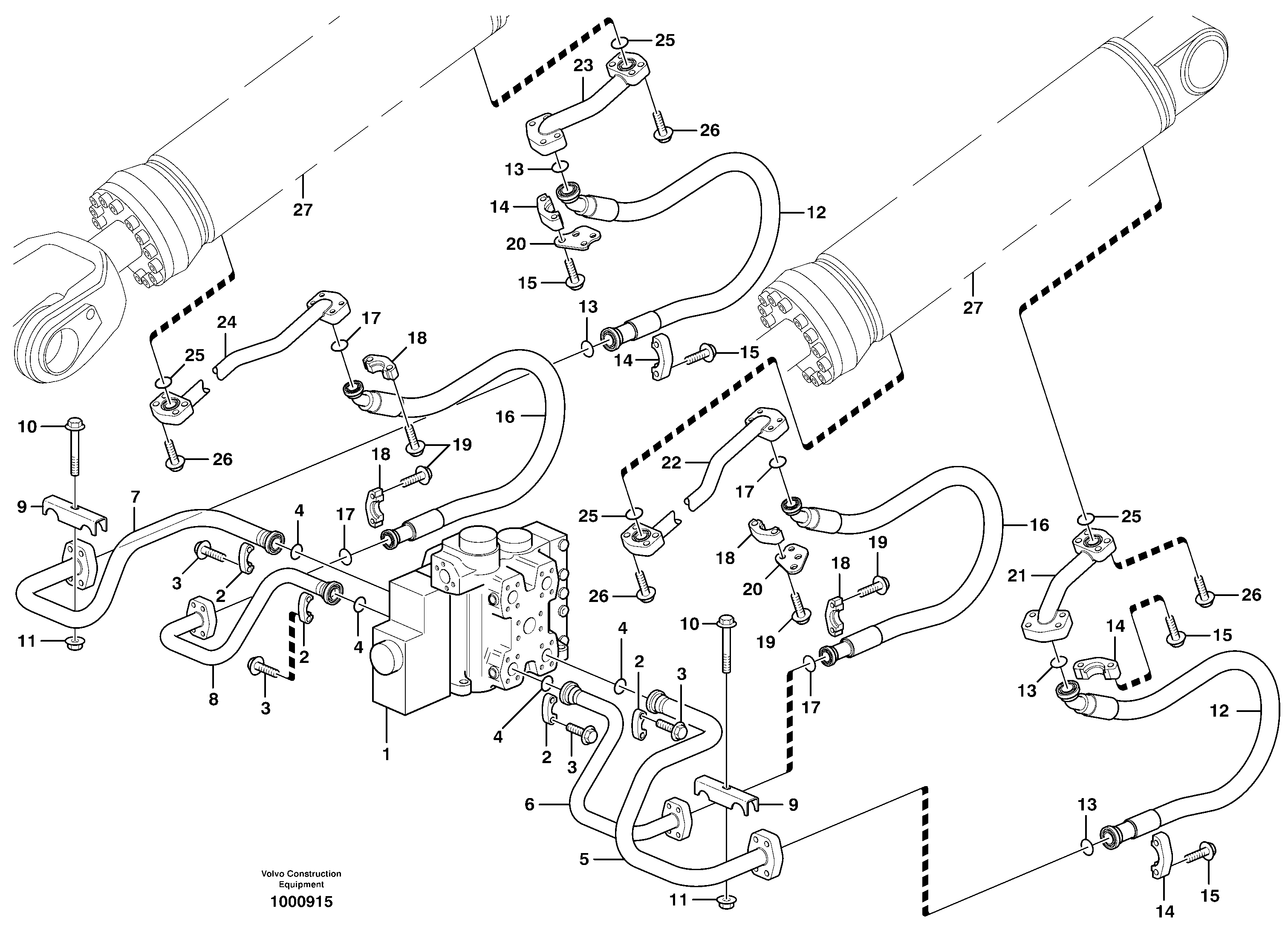 Feed Line VOE15037233 VOLVO