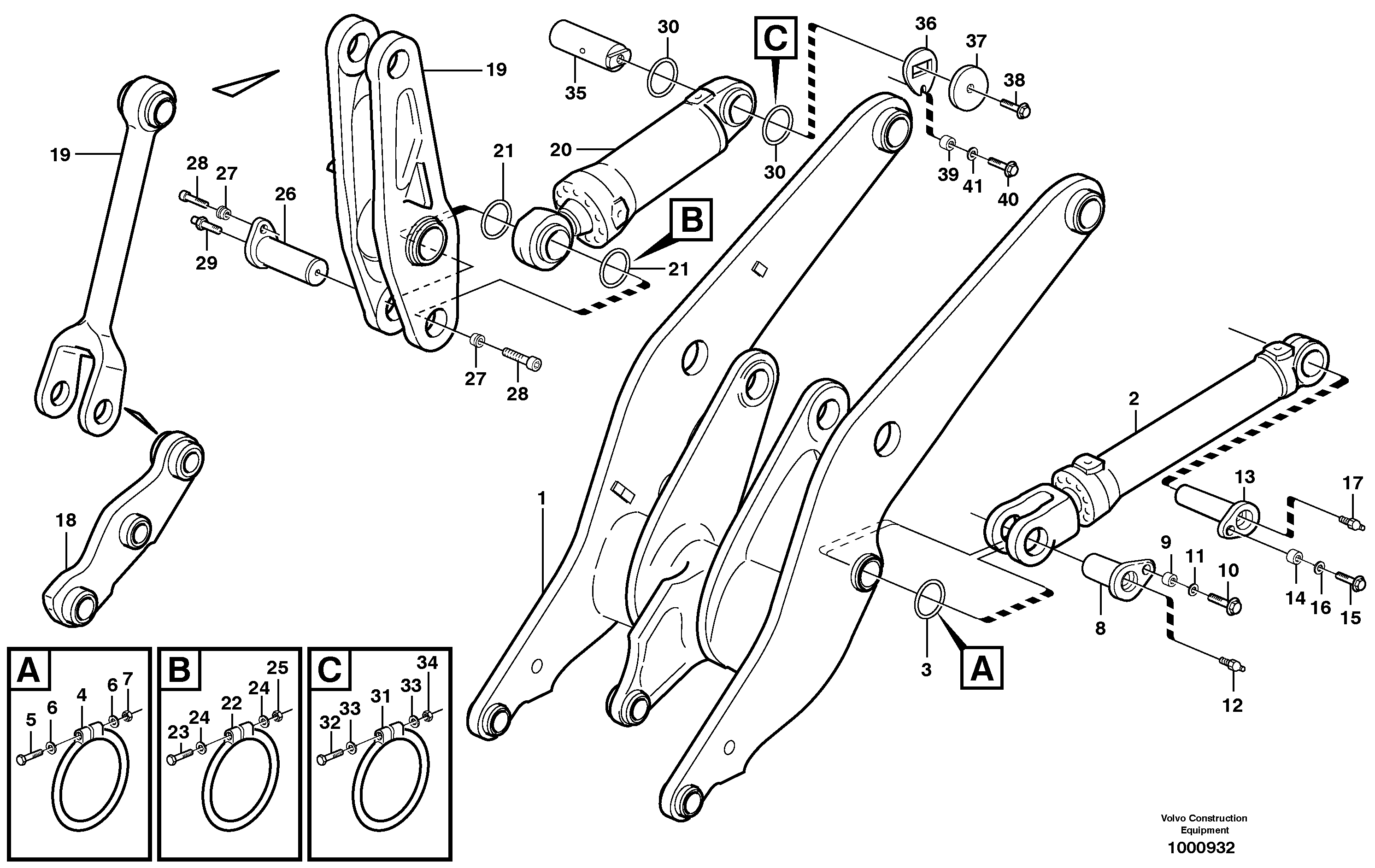Digging Arm VOE11091337 VOLVO