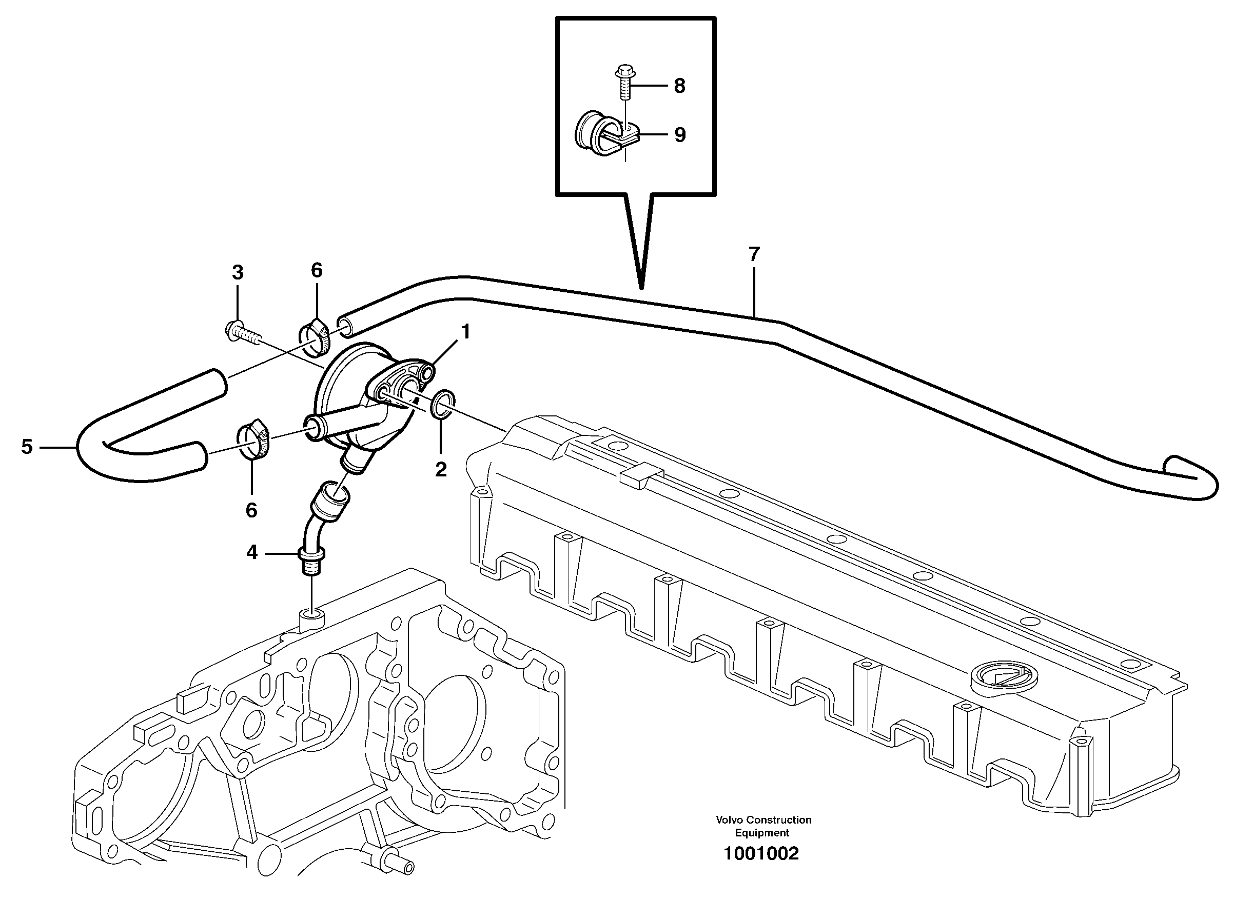 Tube VOE20459262 VOLVO