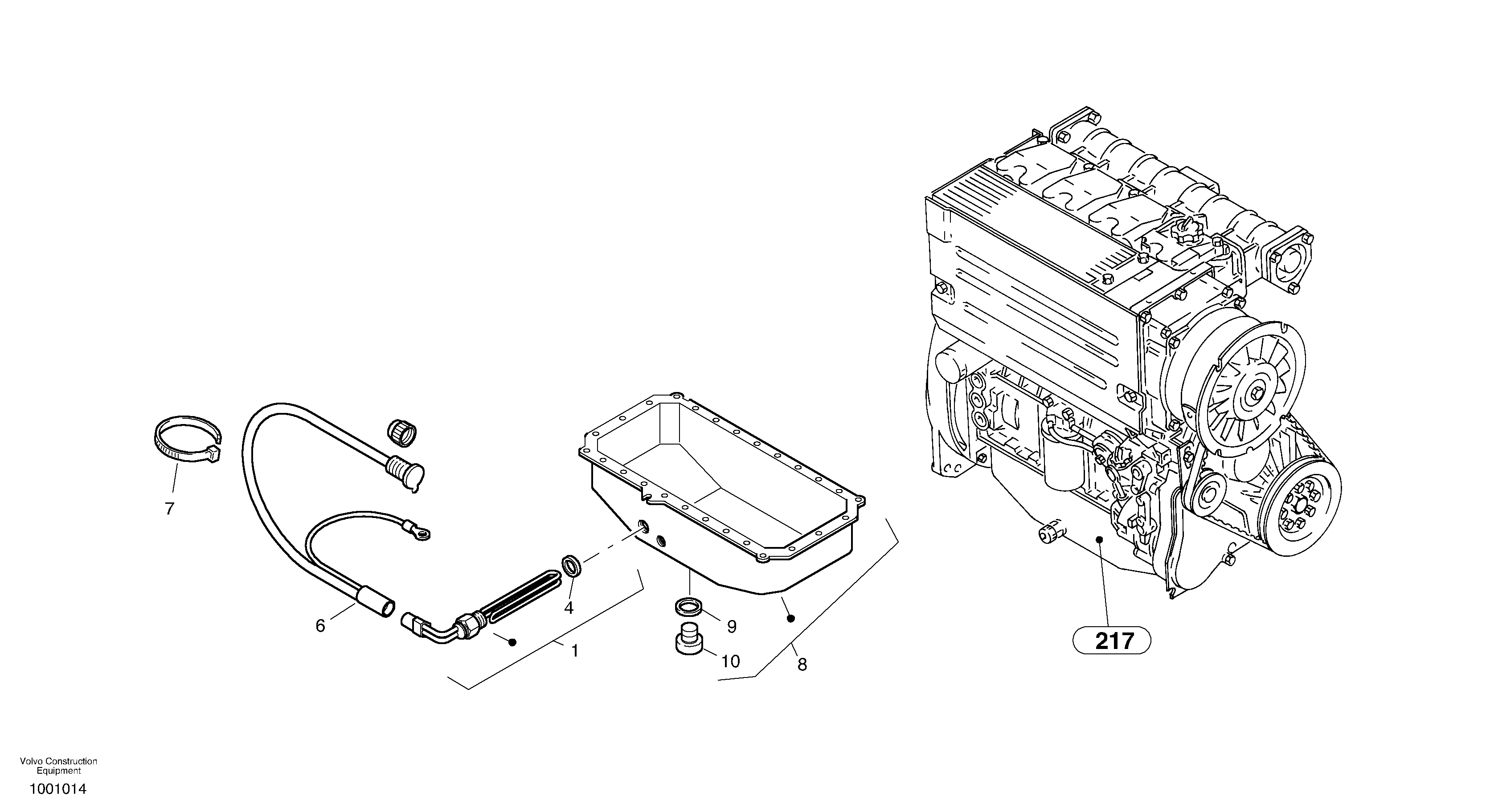 Heating Pipe VOE17406426 VOLVO