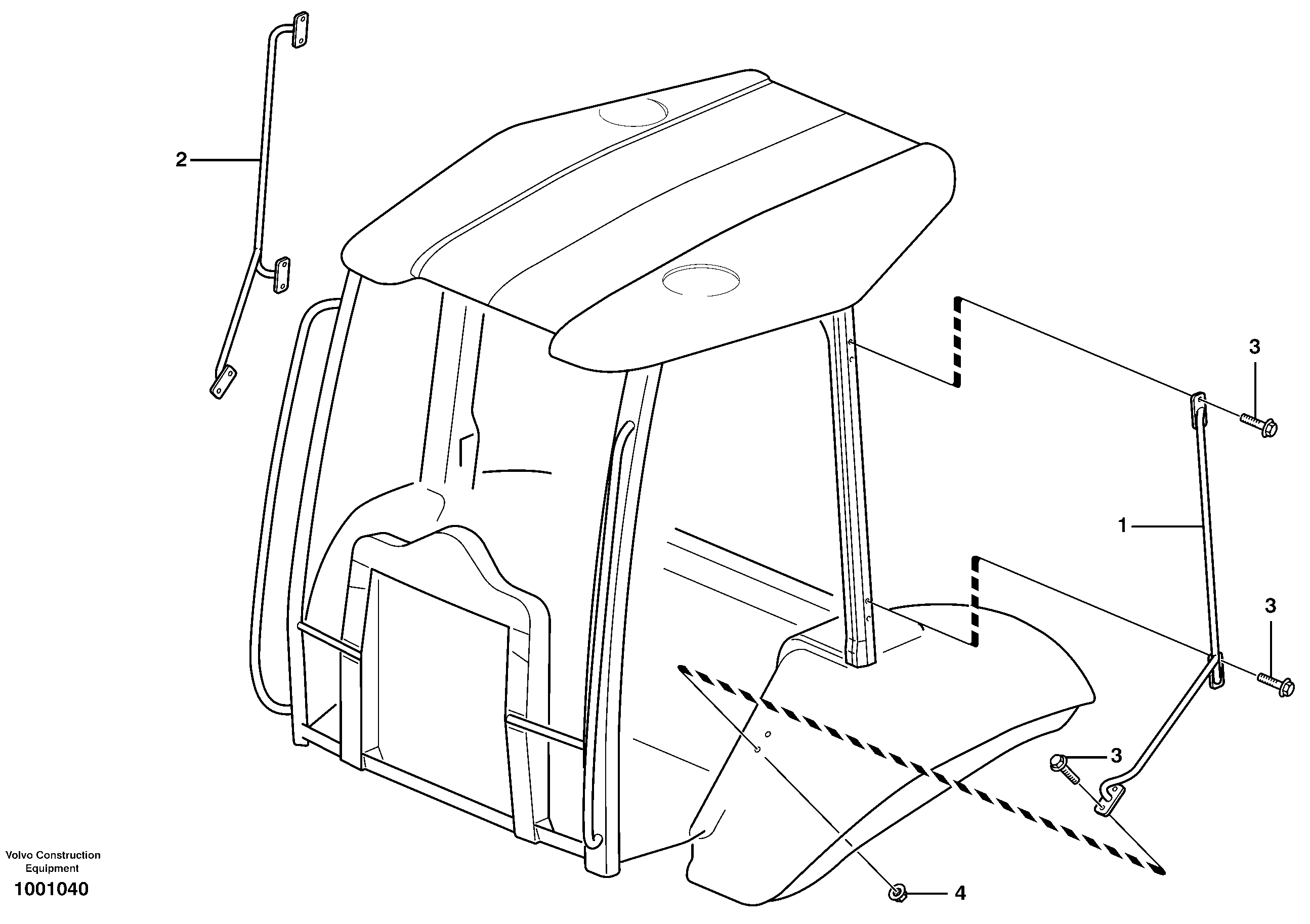 Courtesy Handle VOE11200658 VOLVO