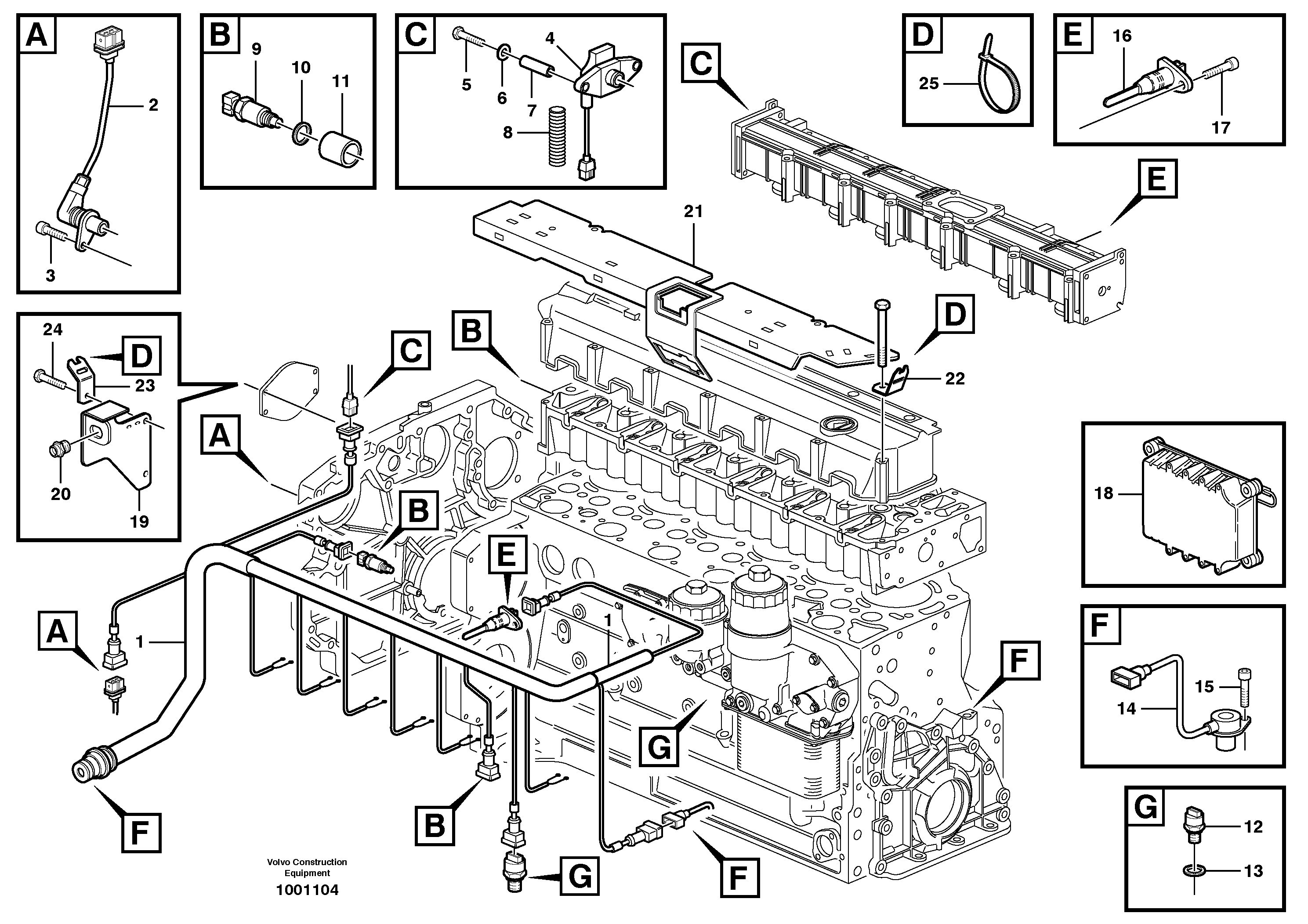 Windscreen, upper cpl VOE21531072 VOLVO