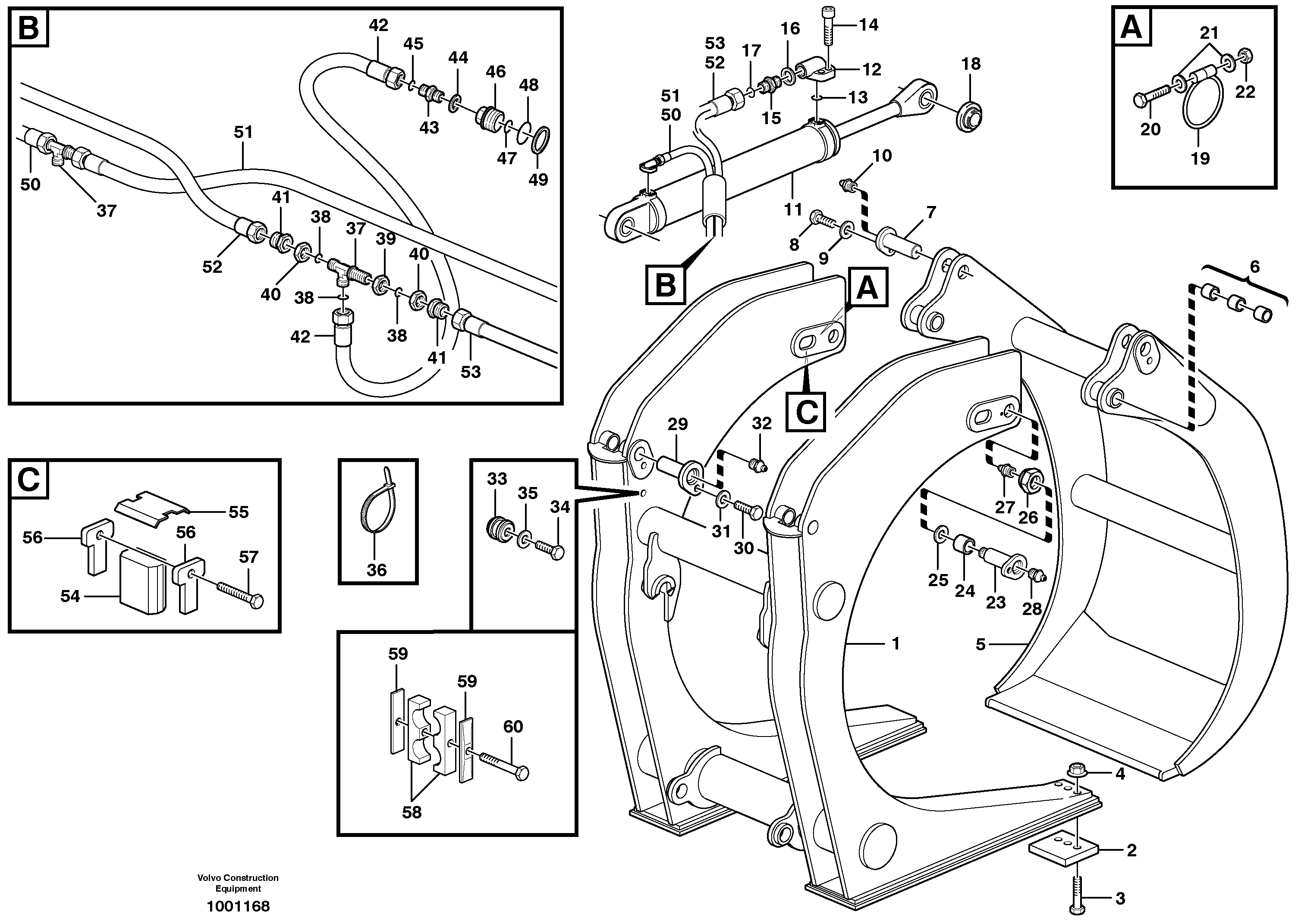 Bearing Spindle VOE4858587 VOLVO