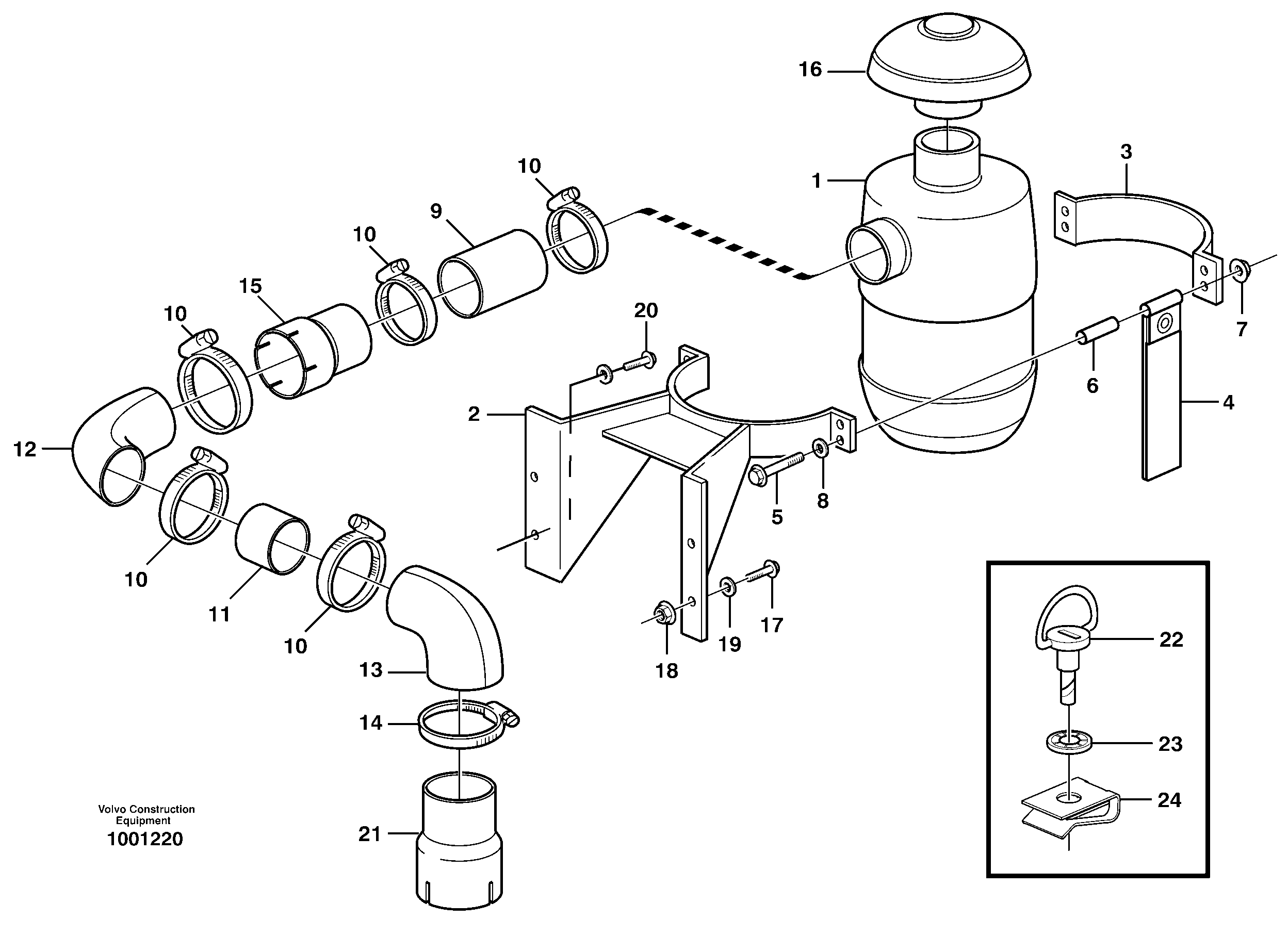Tie Rod VOE4880805 VOLVO