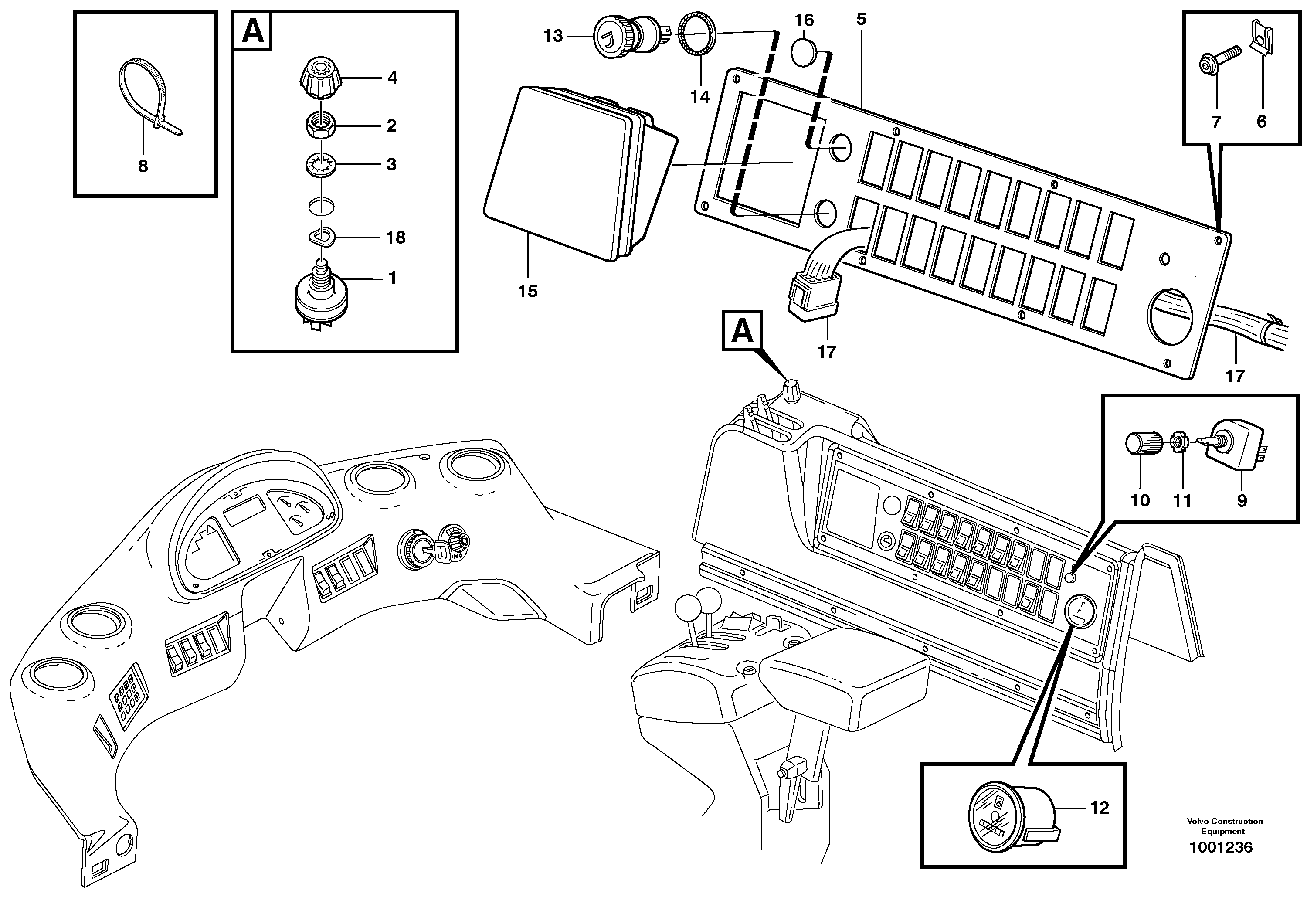 Upholstery Rail VOE13940109 VOLVO