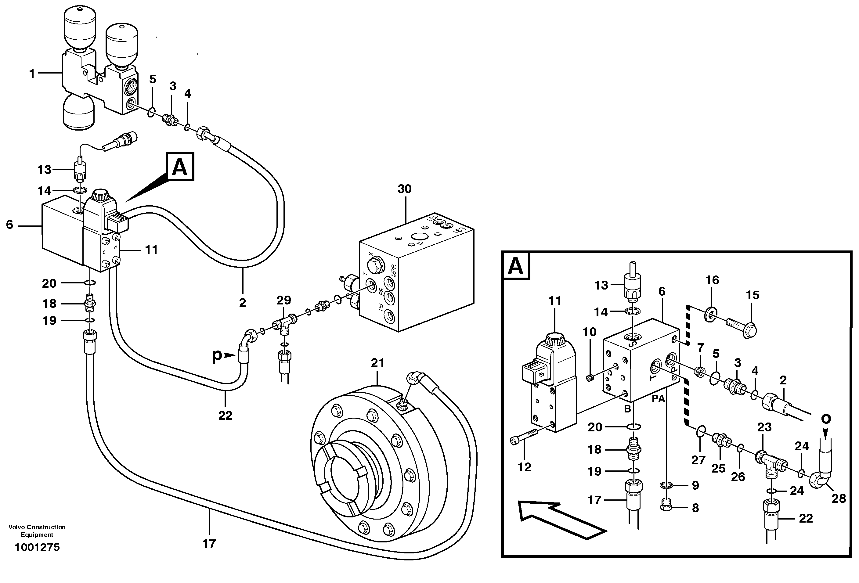 Timing gear casing VOE11148963 VOLVO