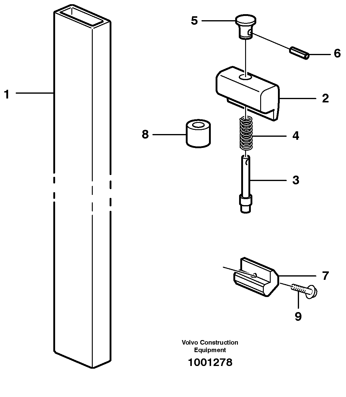 Square Tube 11157162 VOLVO