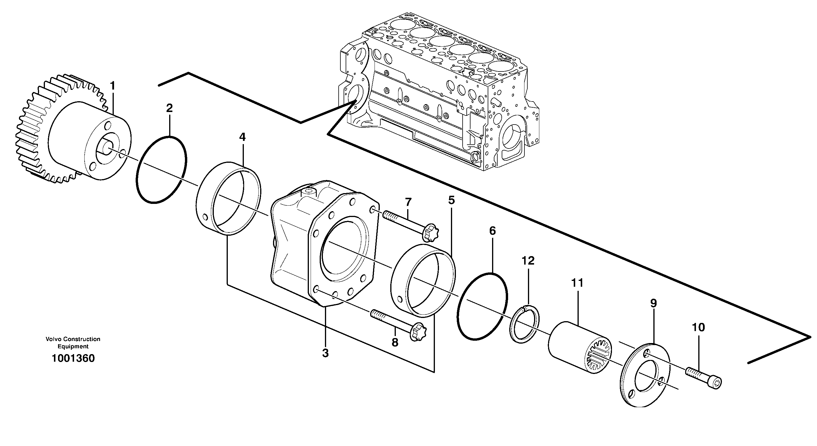 Sealing ring VOE20460524 VOLVO