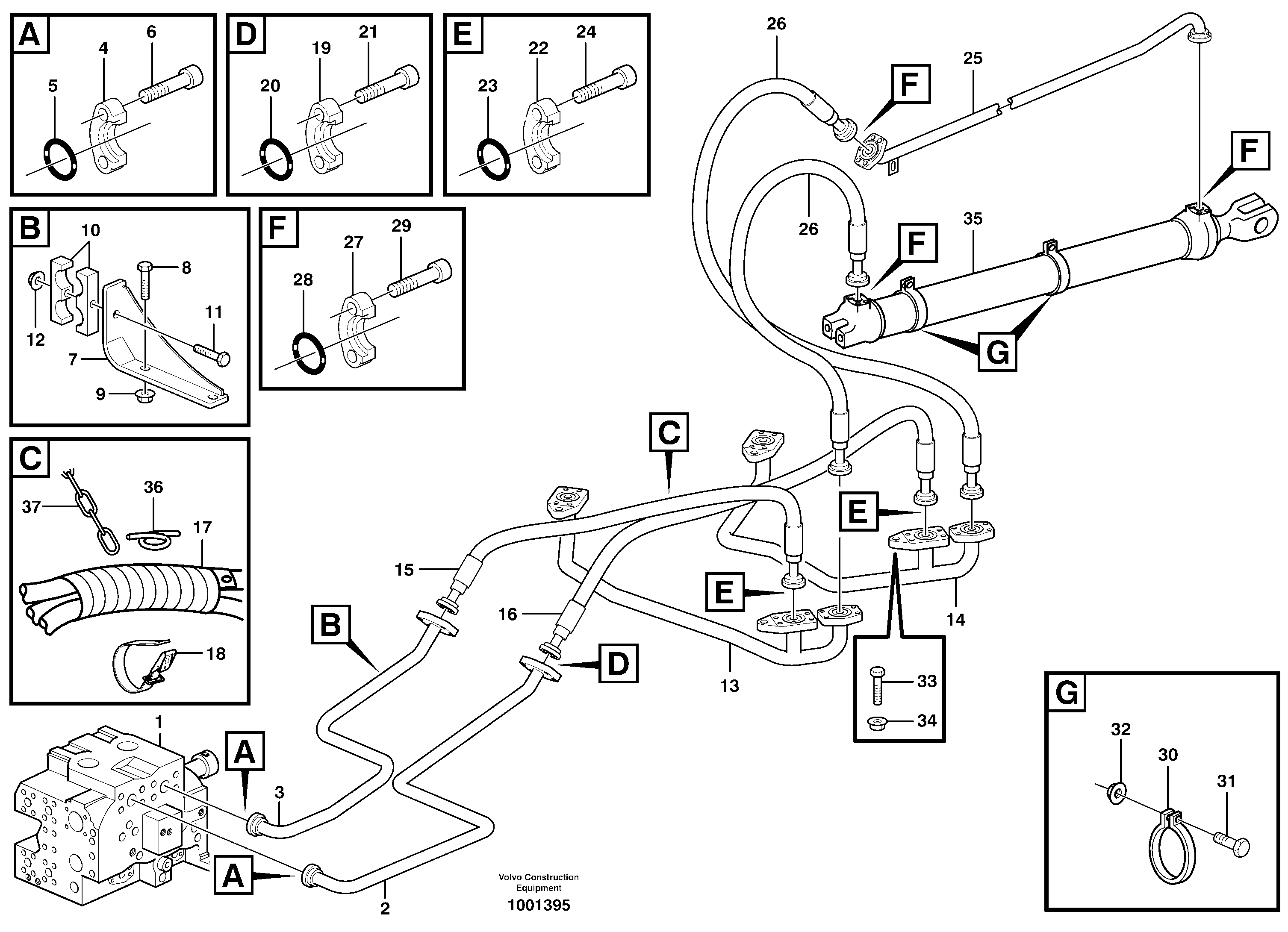 Timing gear casing VOE935975 VOLVO