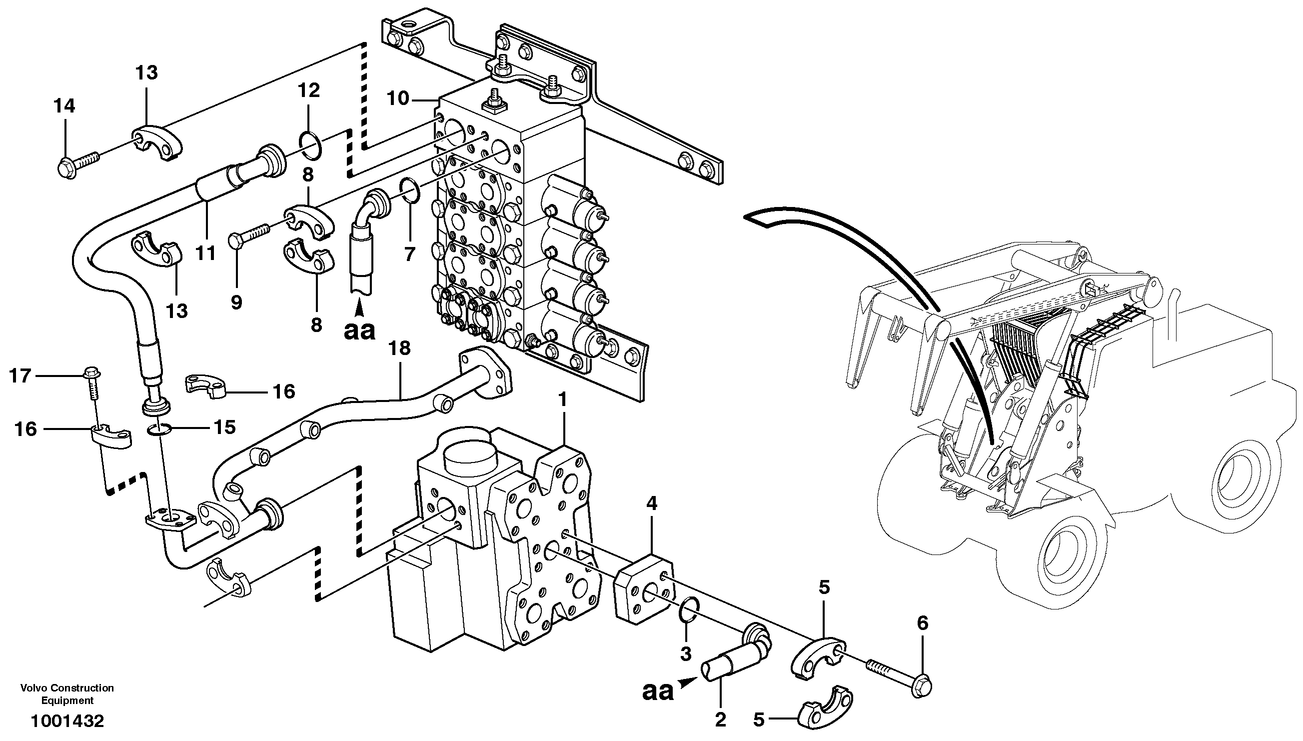 Timing gear casing VOE11173460 VOLVO