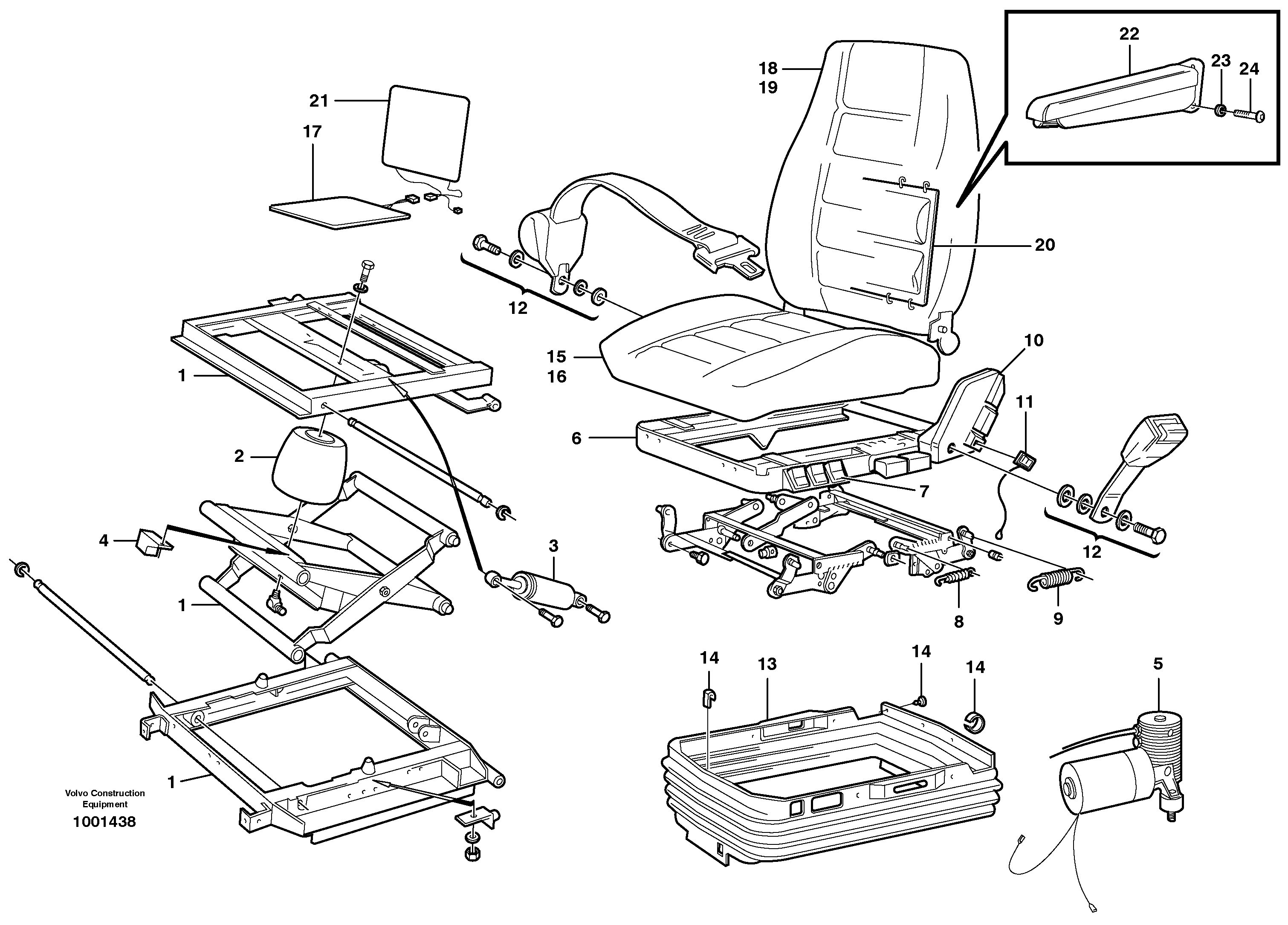 Hip Belt VOE11707348 VOLVO