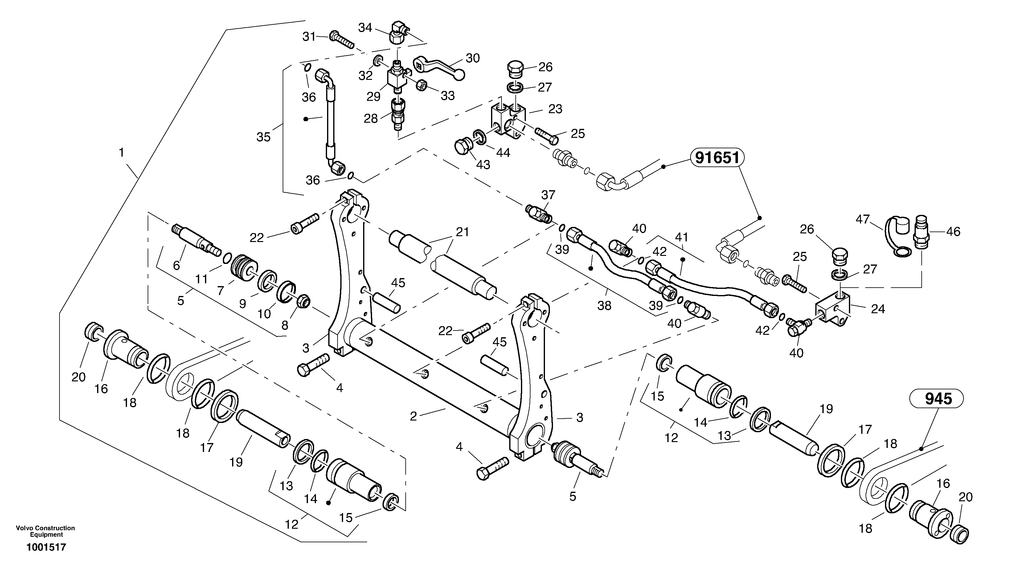 Timing gear casing VOE11305025 VOLVO