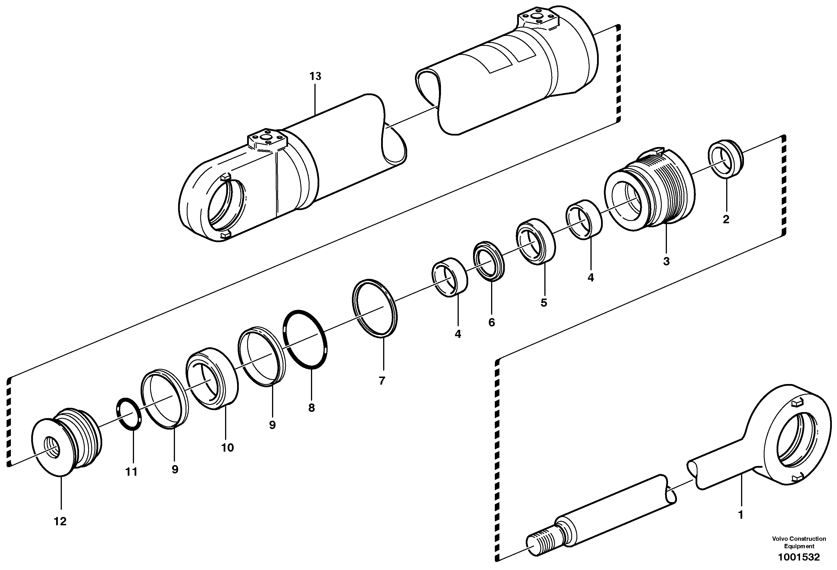 Rubber Clamp VOE11711513 VOLVO