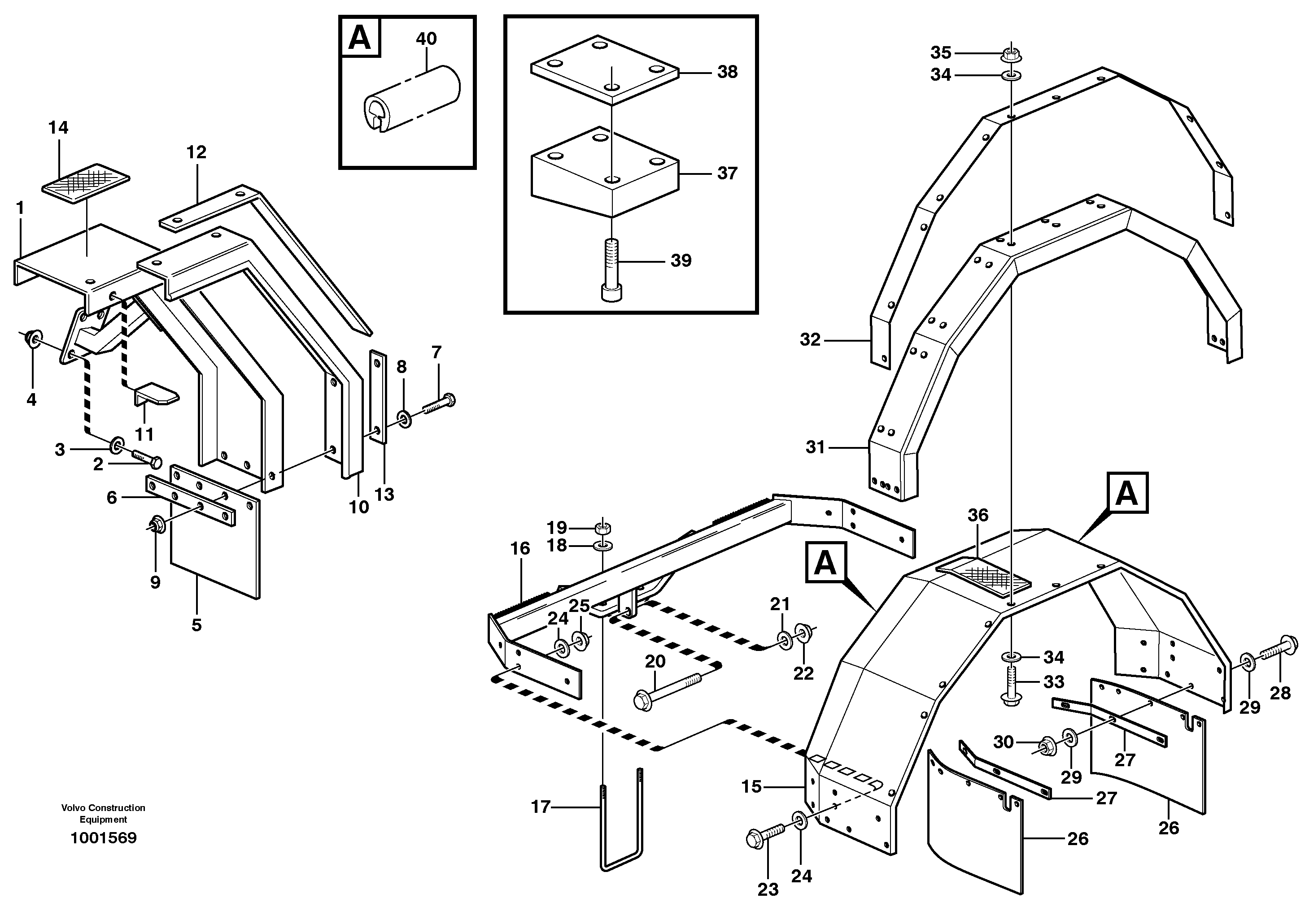 Hexagon Nut RM/VOE955786 VOLVO