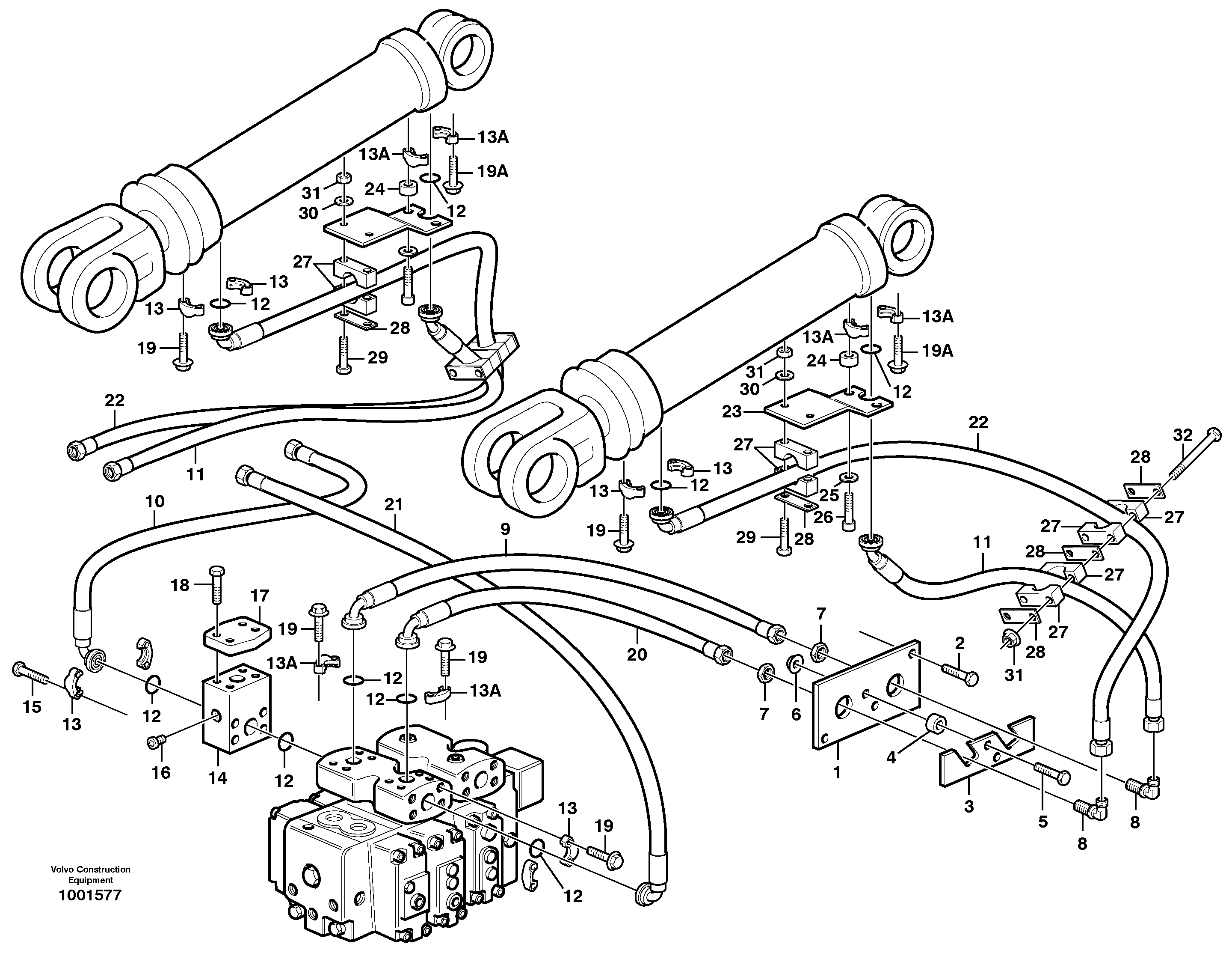 Water pump ger VOE957099 VOLVO