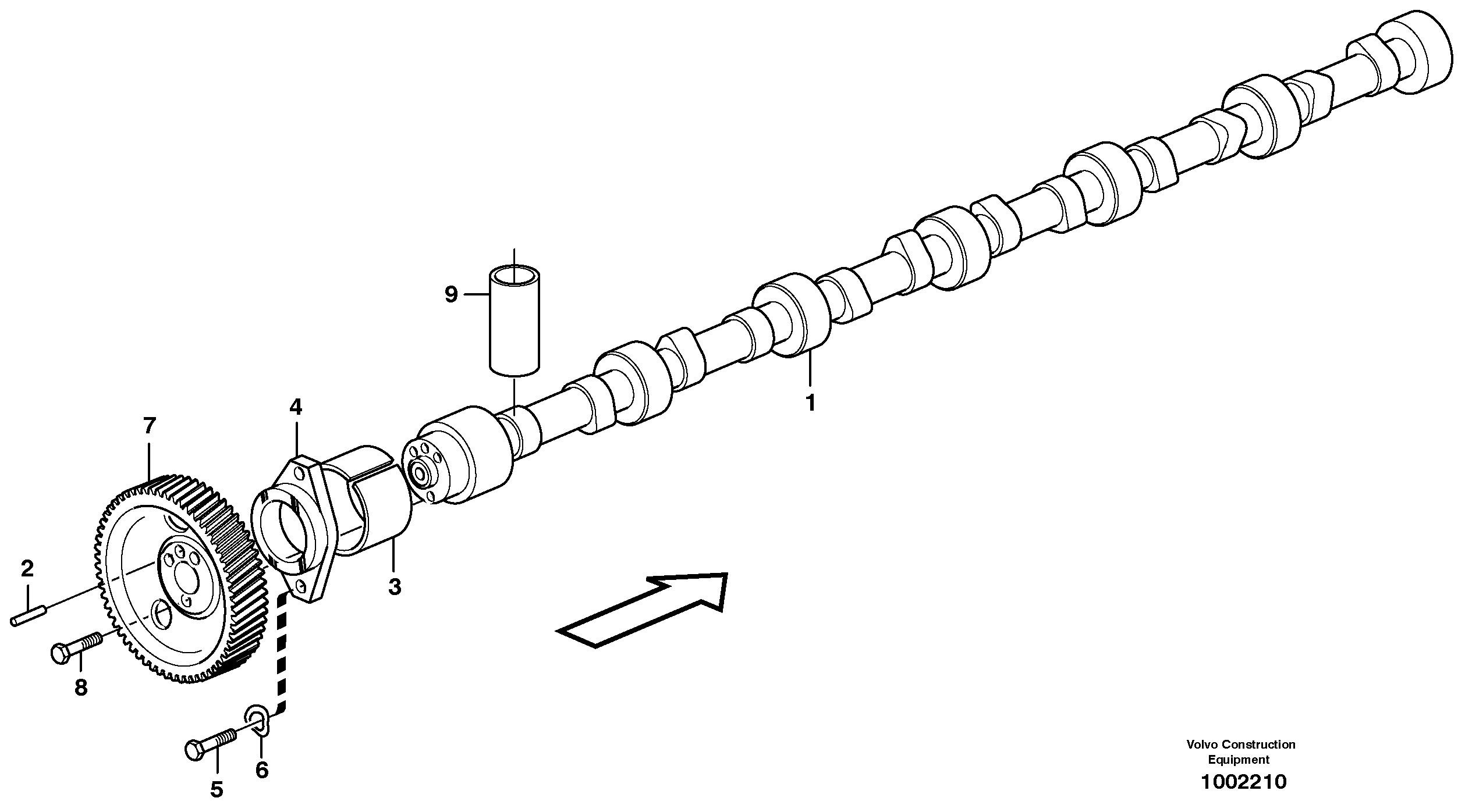 Camshaft CH/VOE8194480 VOLVO
