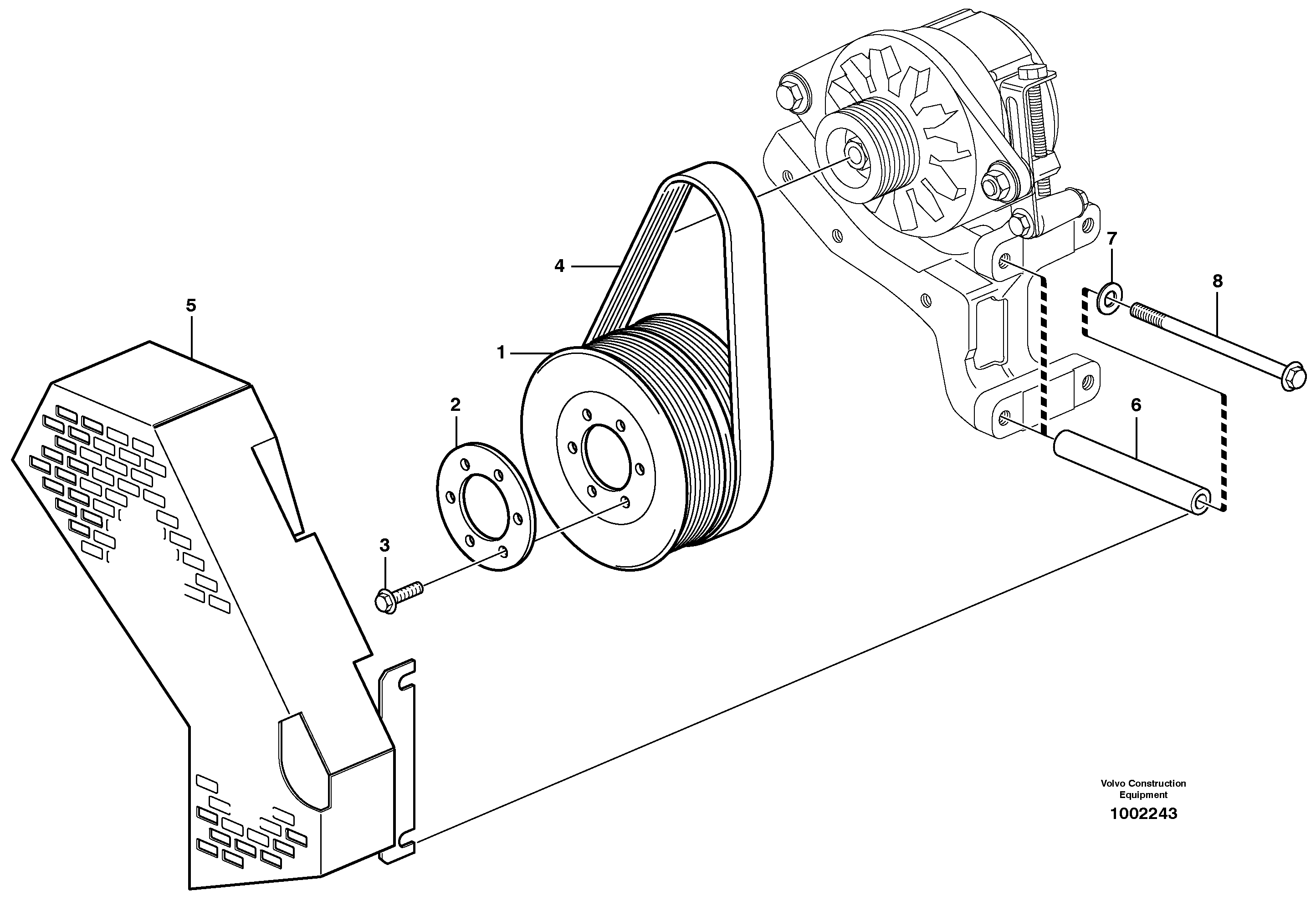 Snap Ring VOE3841069 VOLVO