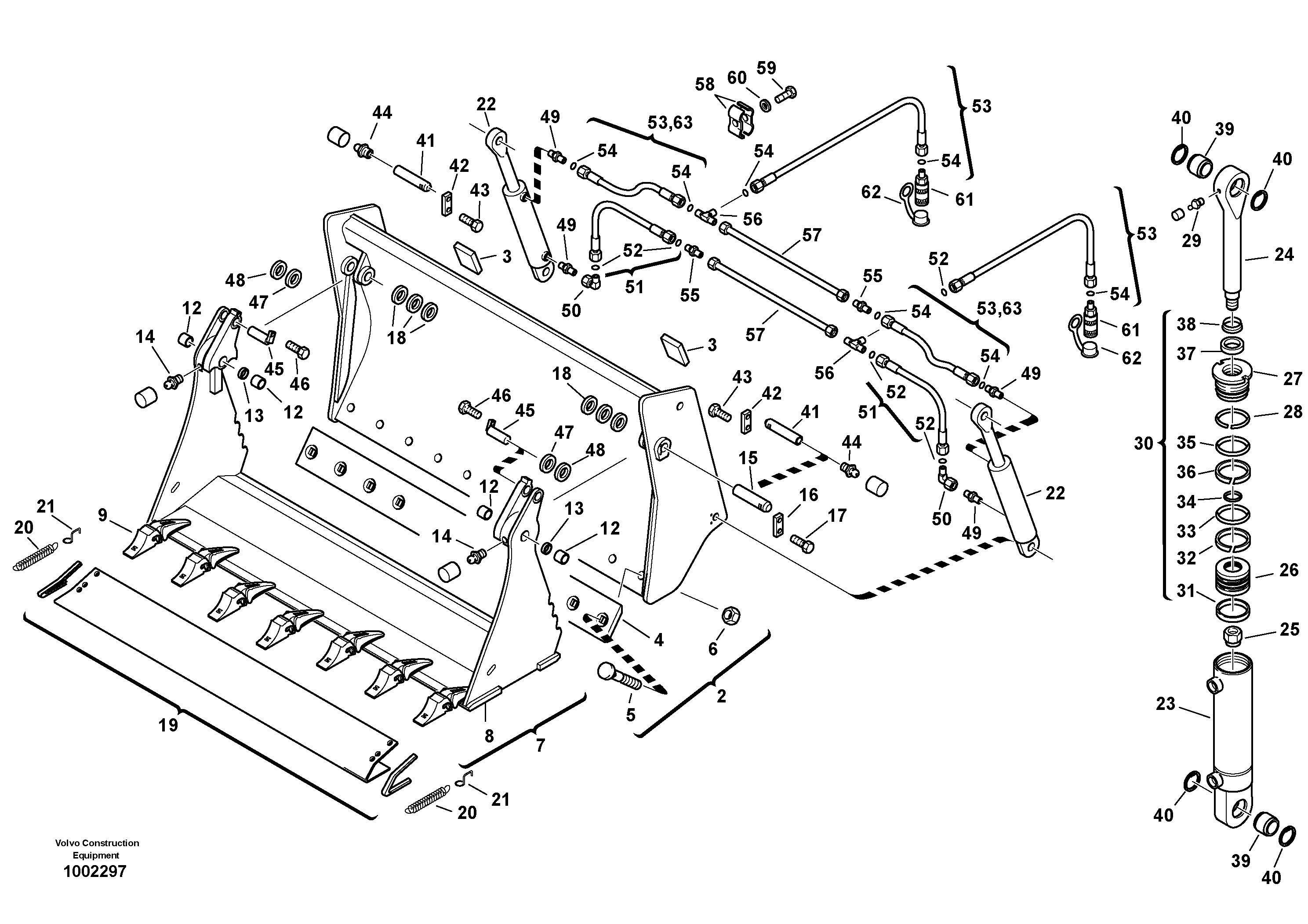 Wire, Wiper front ZM2807703 VOLVO