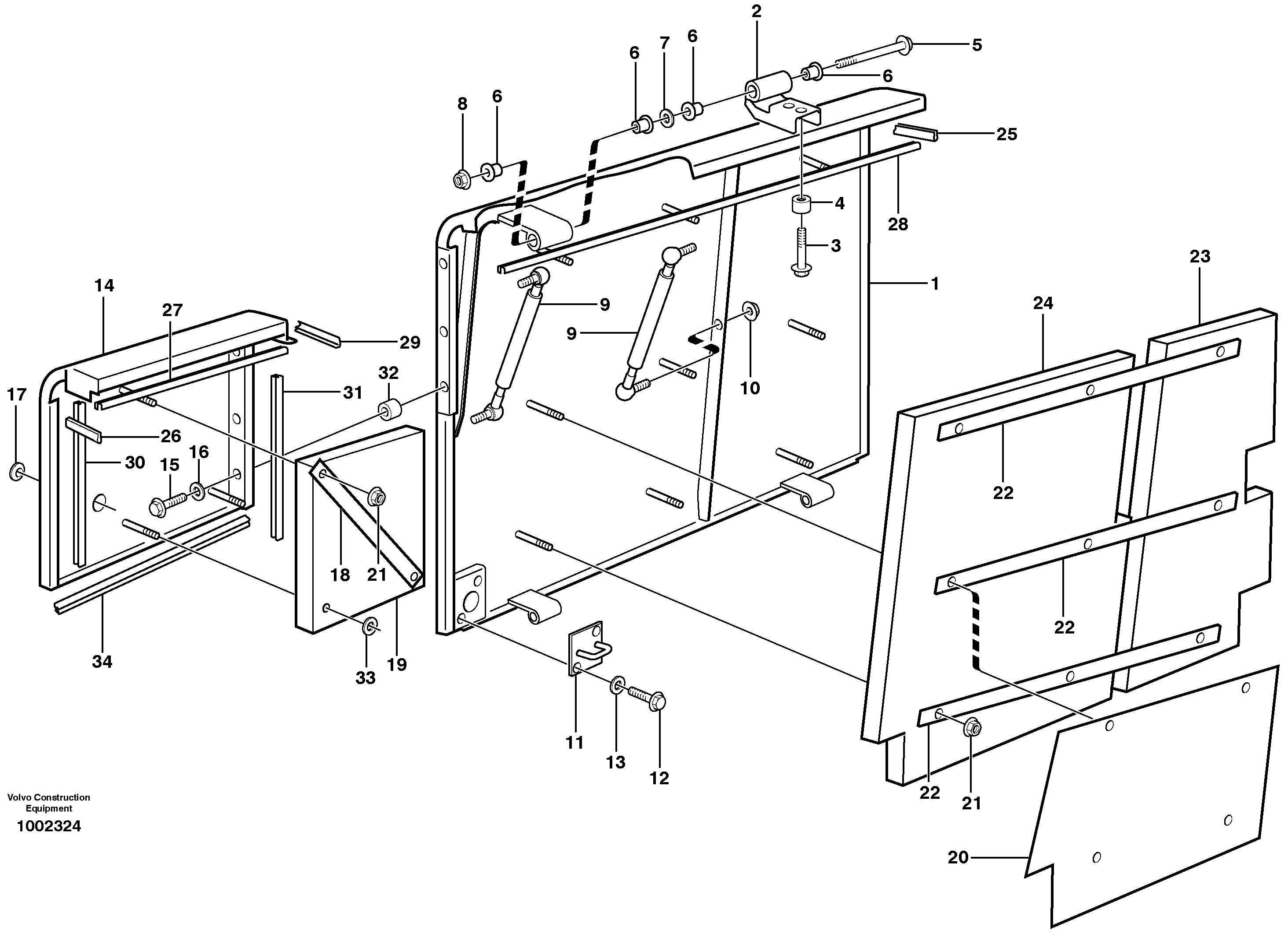 Lock Arm VOE4880909 VOLVO