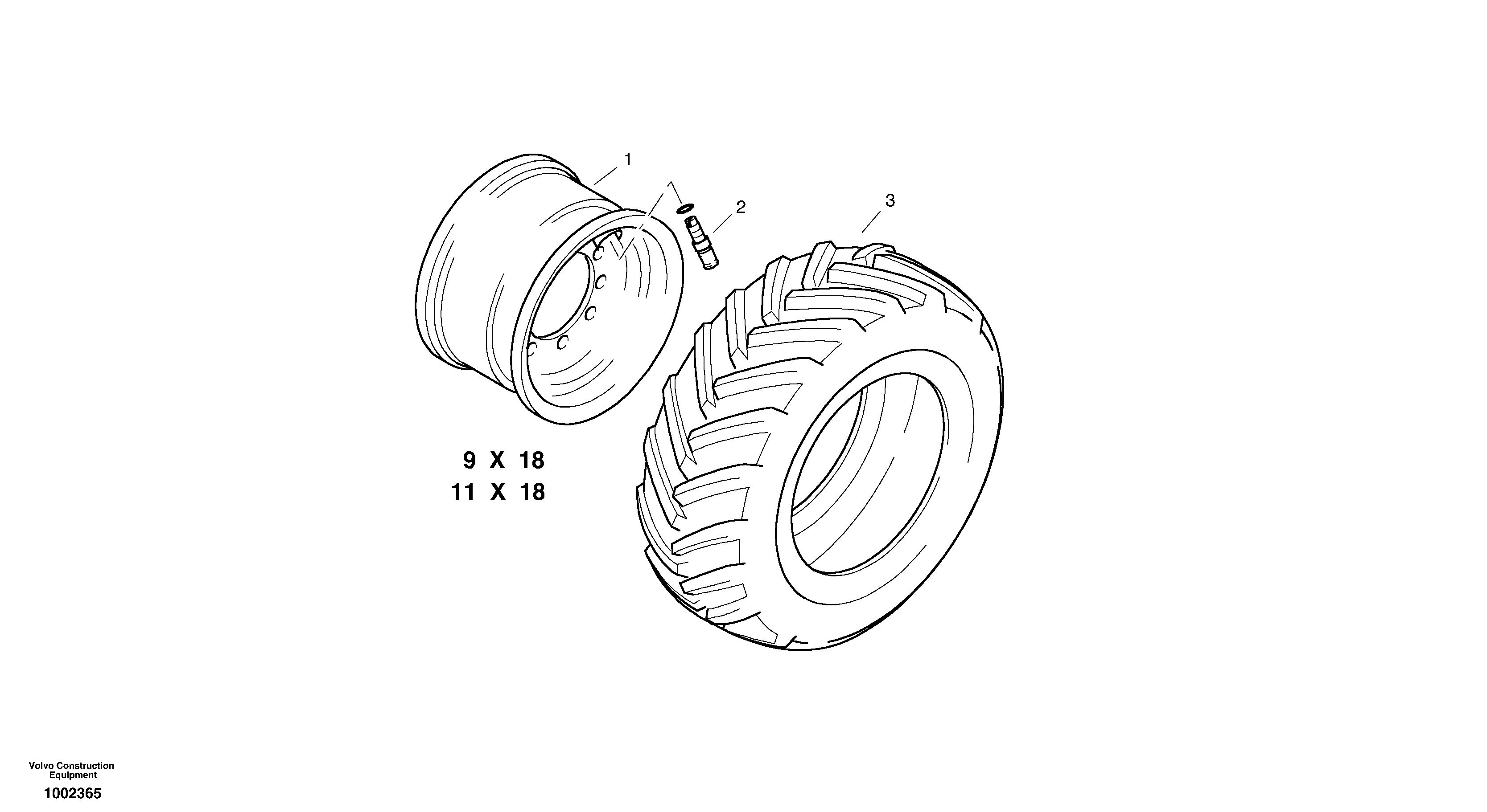 Tire ZM2811458 VOLVO