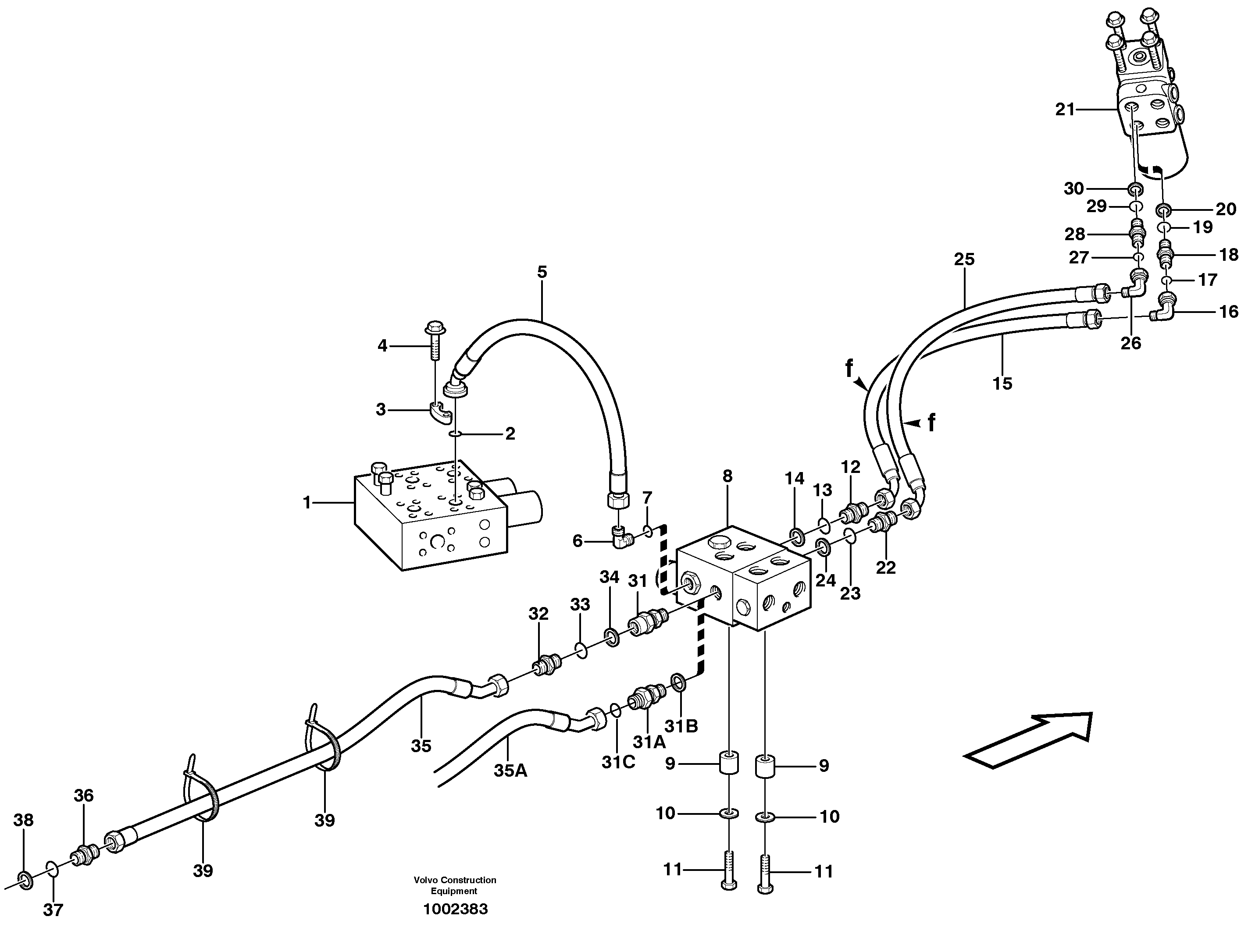 Timing gear casing VOE11163029 VOLVO