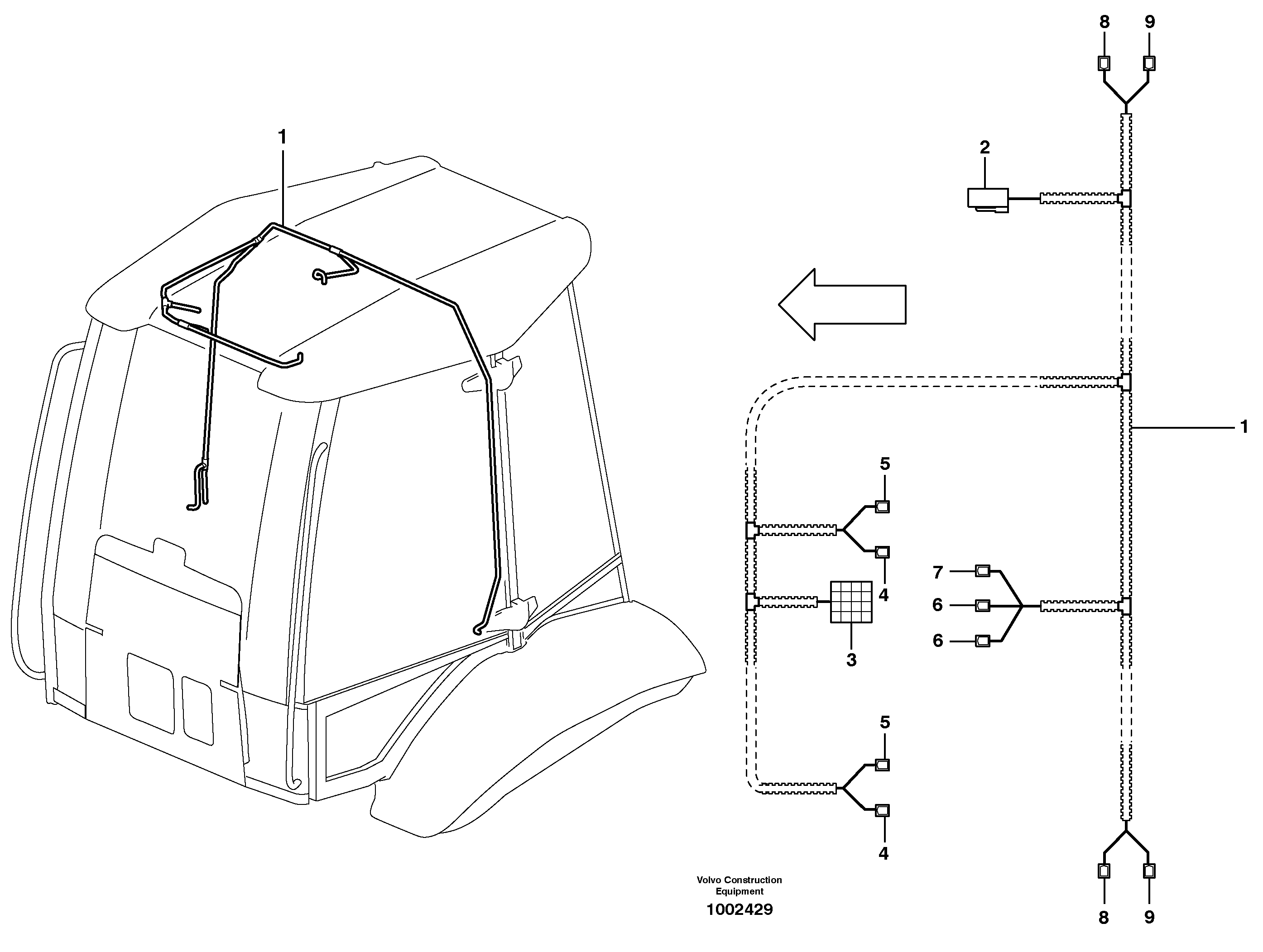 Cable terminal VOE973133 VOLVO