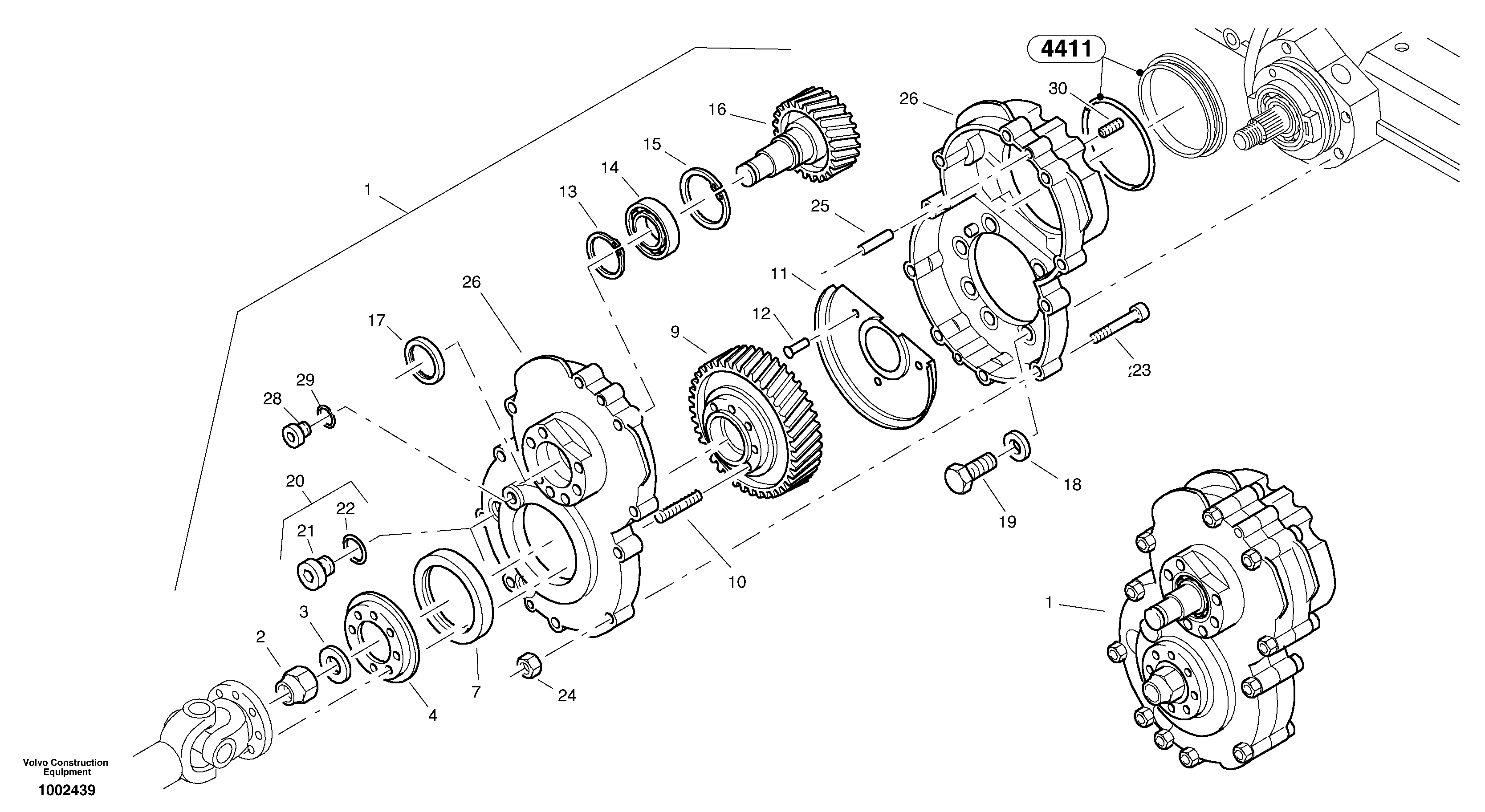 Oil Bath Filter VOE11370562 VOLVO
