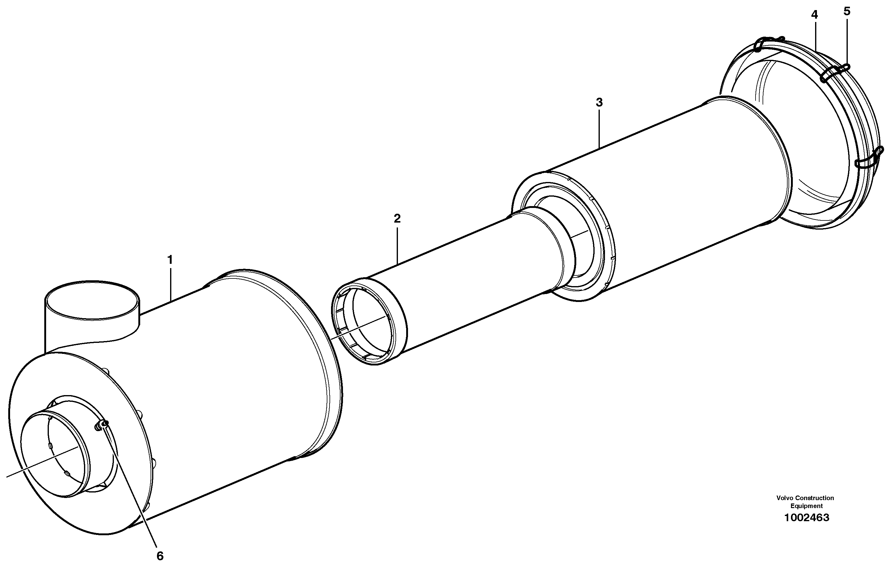 Hand throttle wire VOE11033997 VOLVO