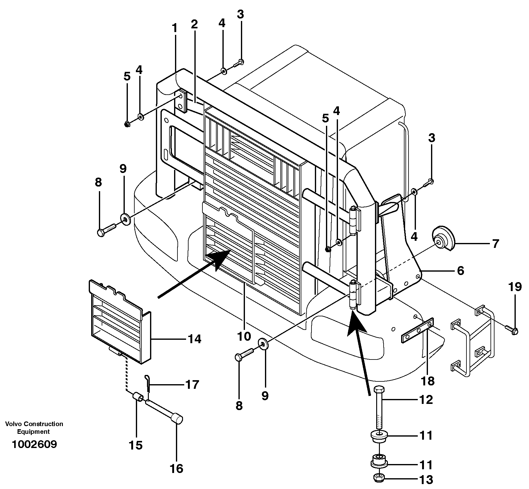 Bearing Spindle VOE11079421 VOLVO