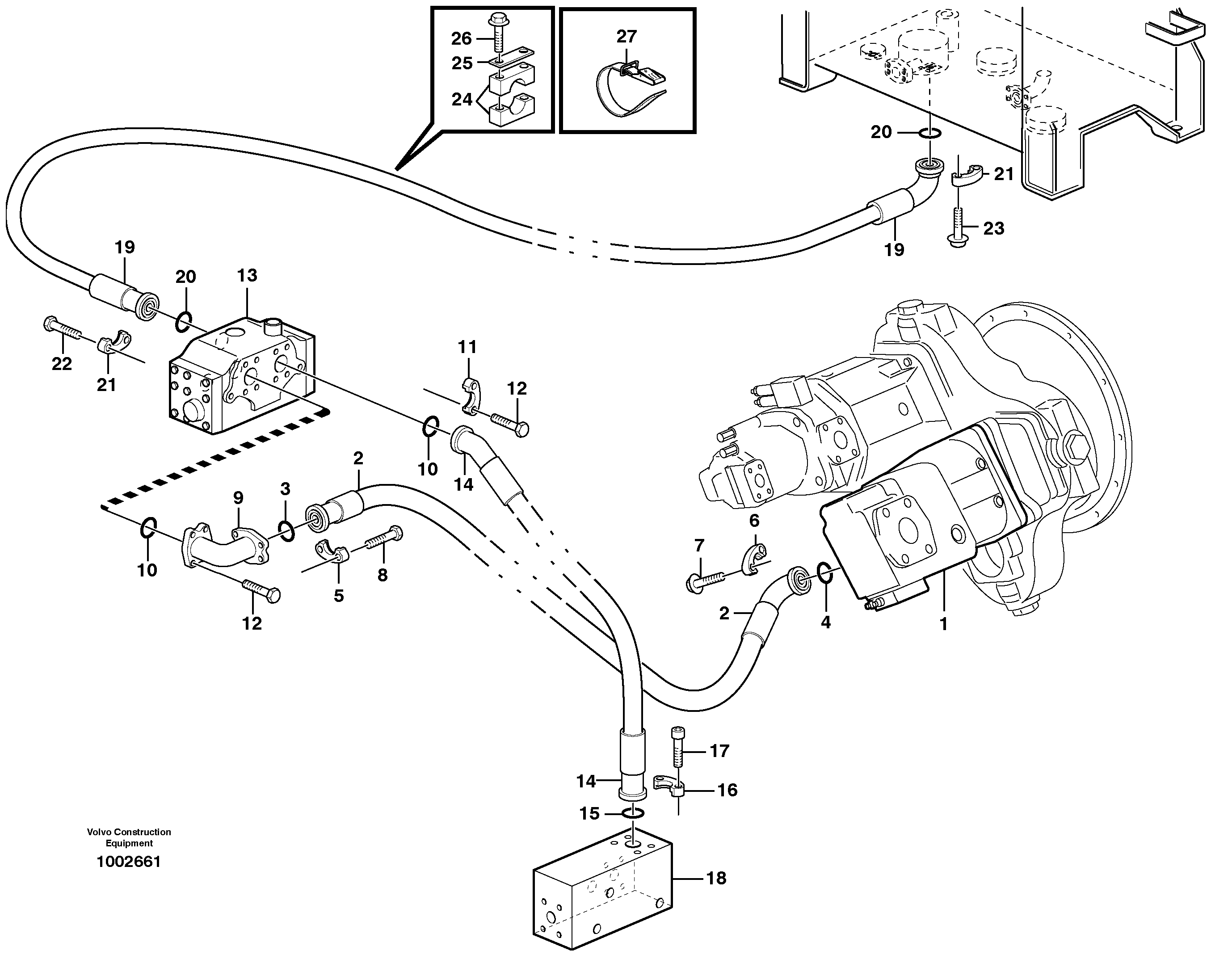 Water pump ger VOE935451 VOLVO