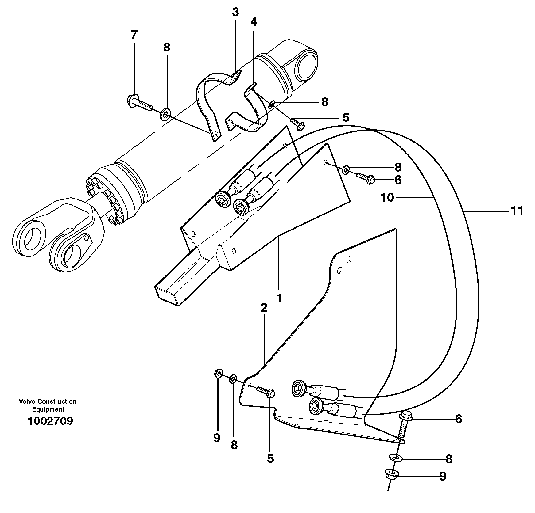 Timing gear casing VOE936172 VOLVO