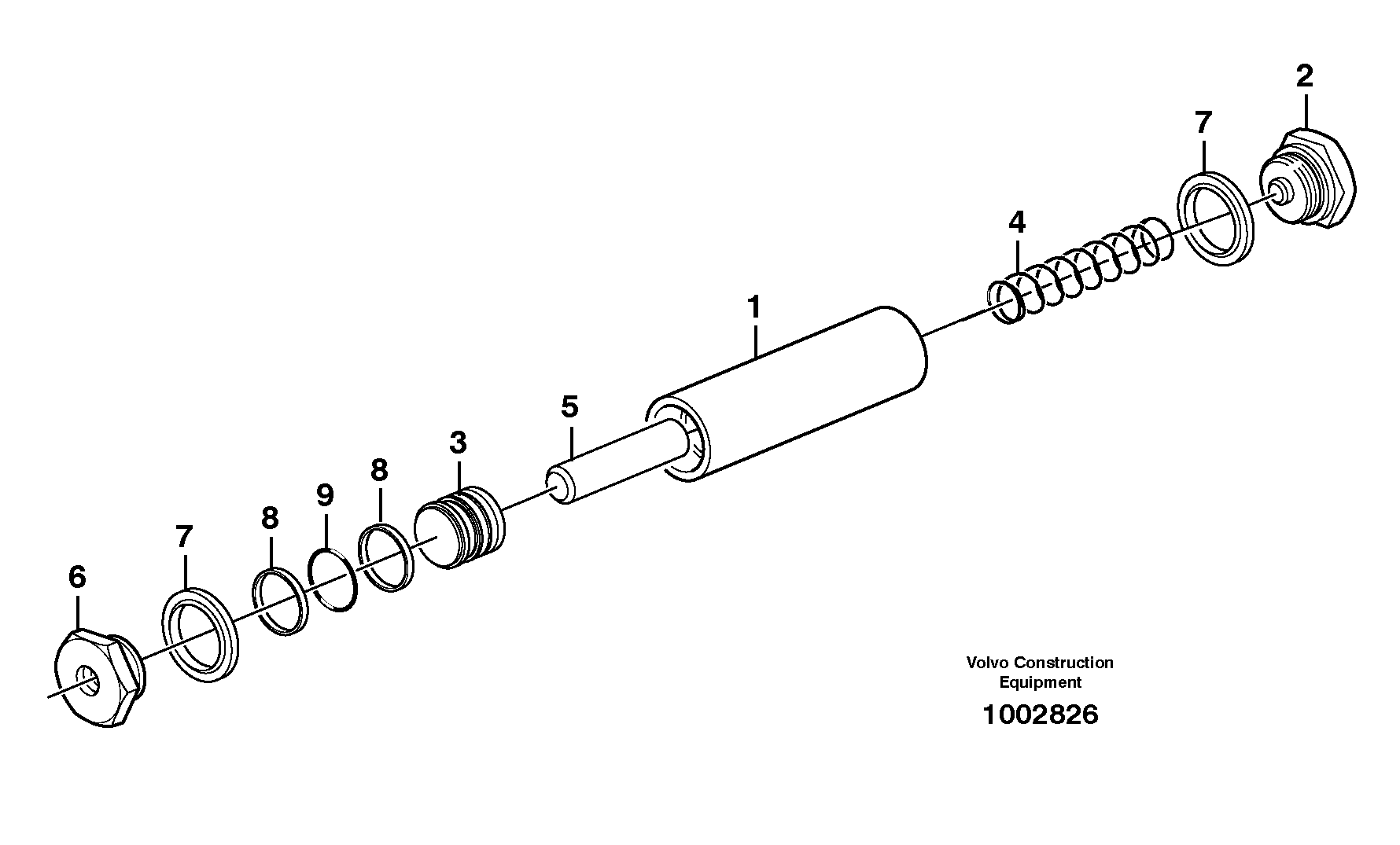 Piston VOE11027326 VOLVO