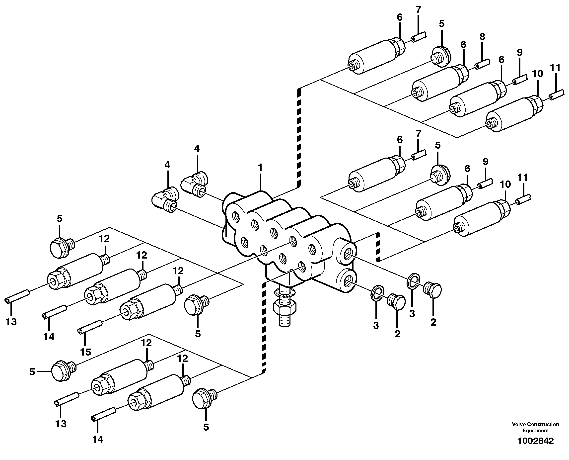 Guide pin VOE11997271 VOLVO