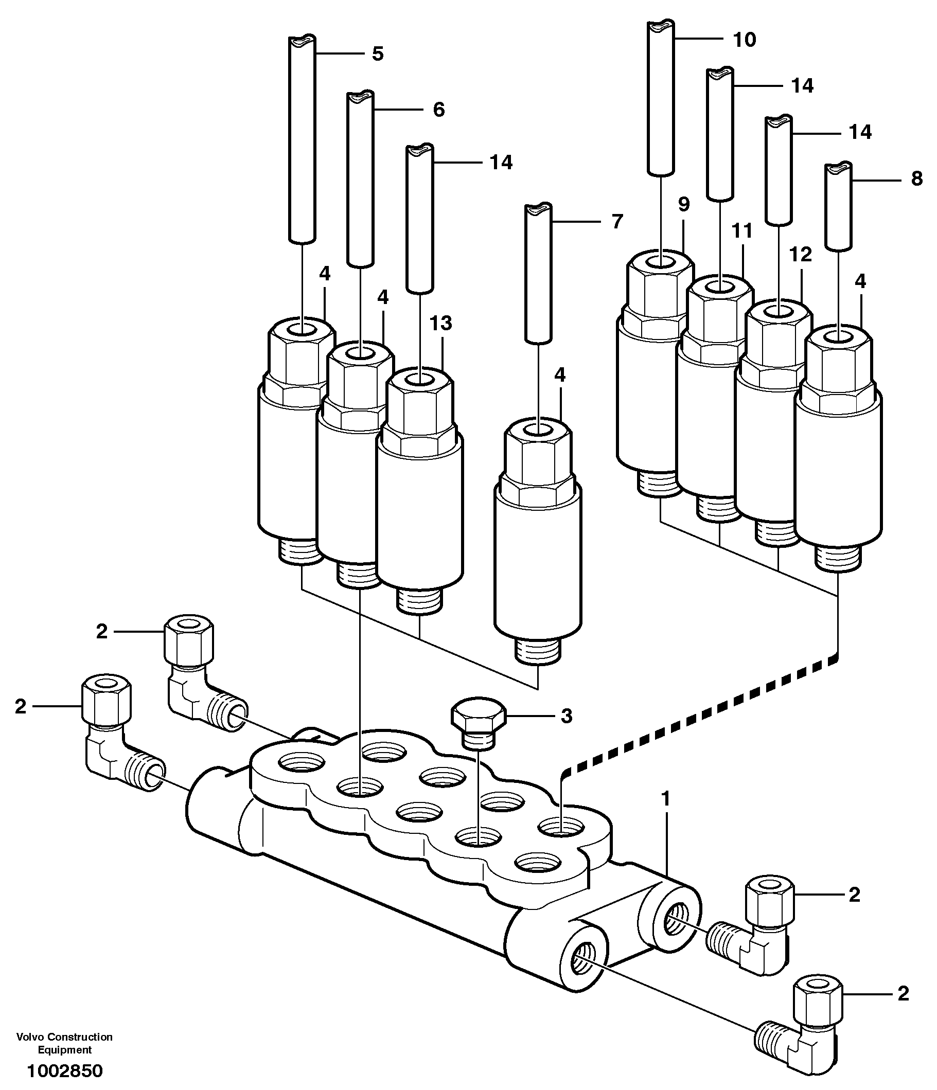 Guide pin VOE11997272 VOLVO