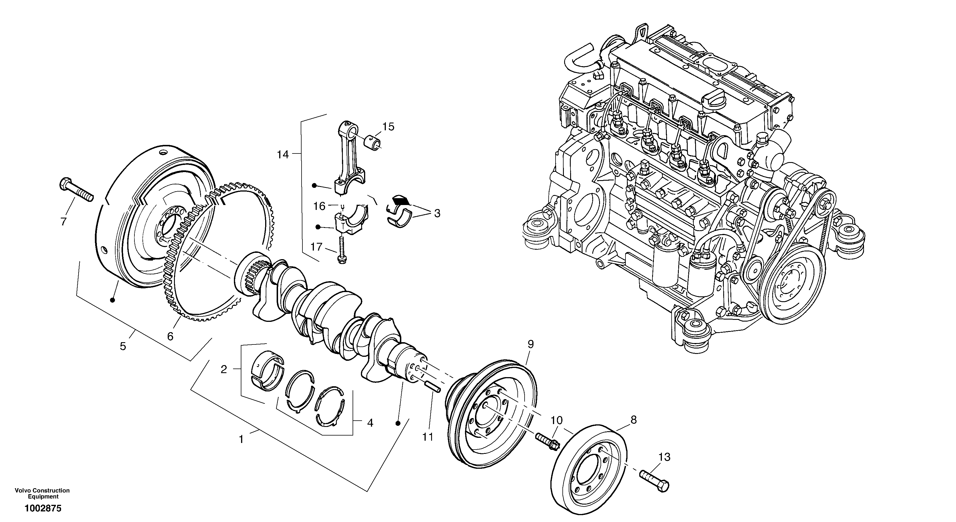Thrust Washer VOE20405899 VOLVO