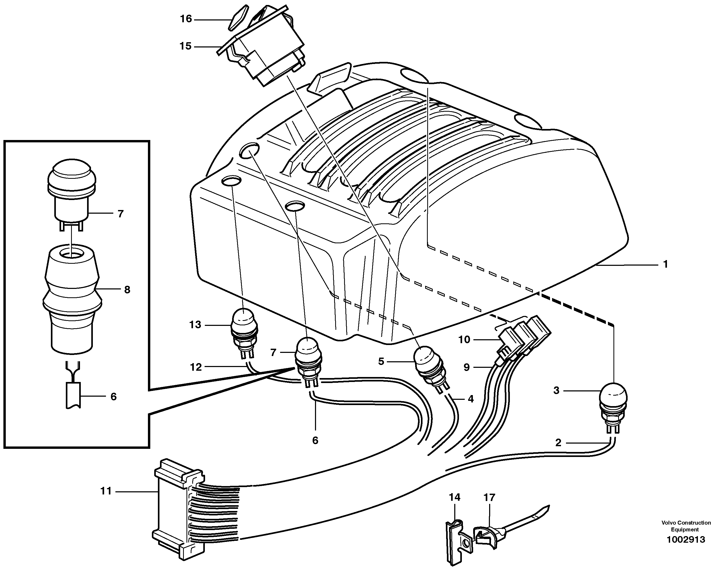 Кожух VOE11170672 VOLVO
