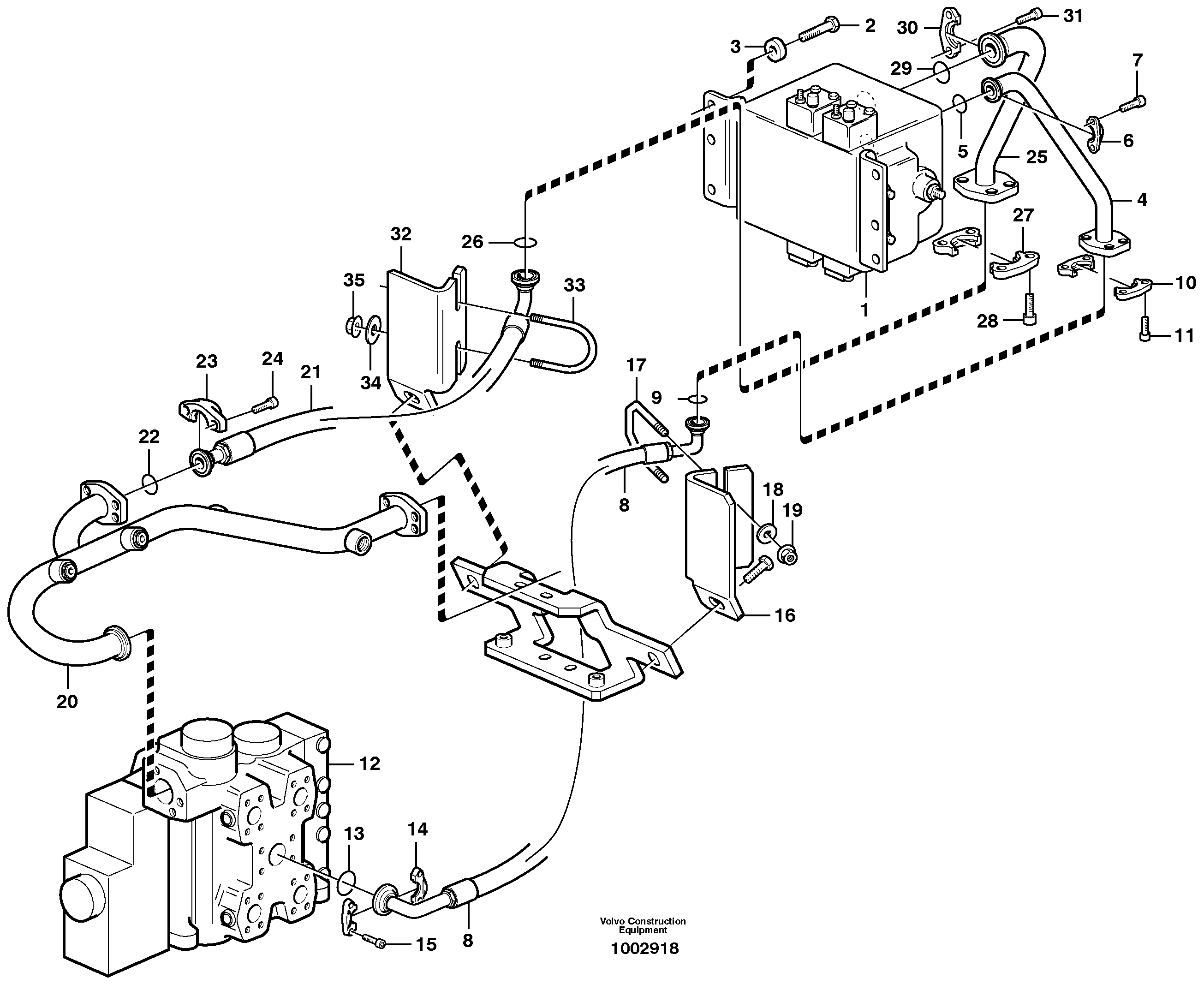 Timing gear casing VOE935378 VOLVO