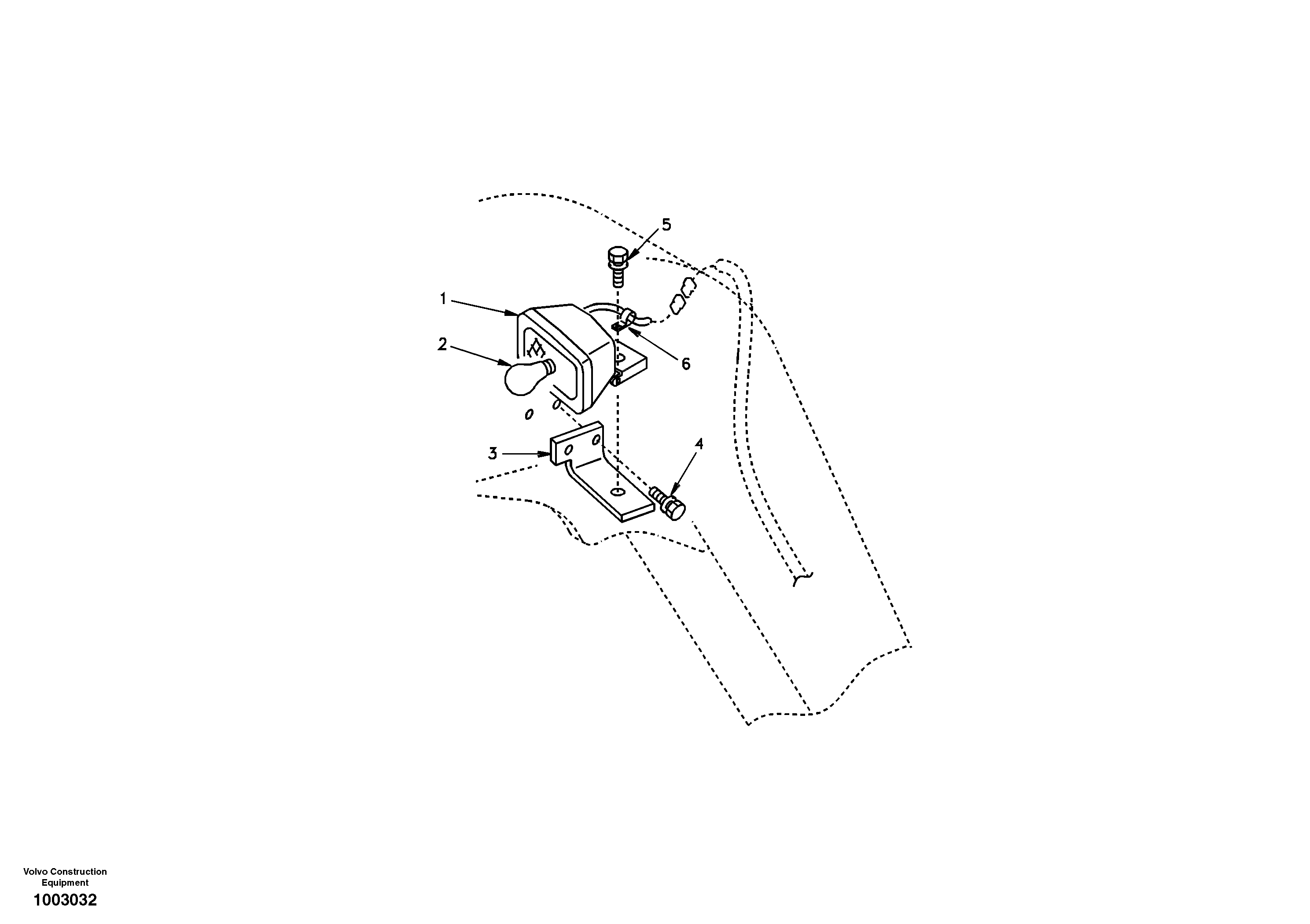 Alternator Bracket SA1122-03460 VOLVO