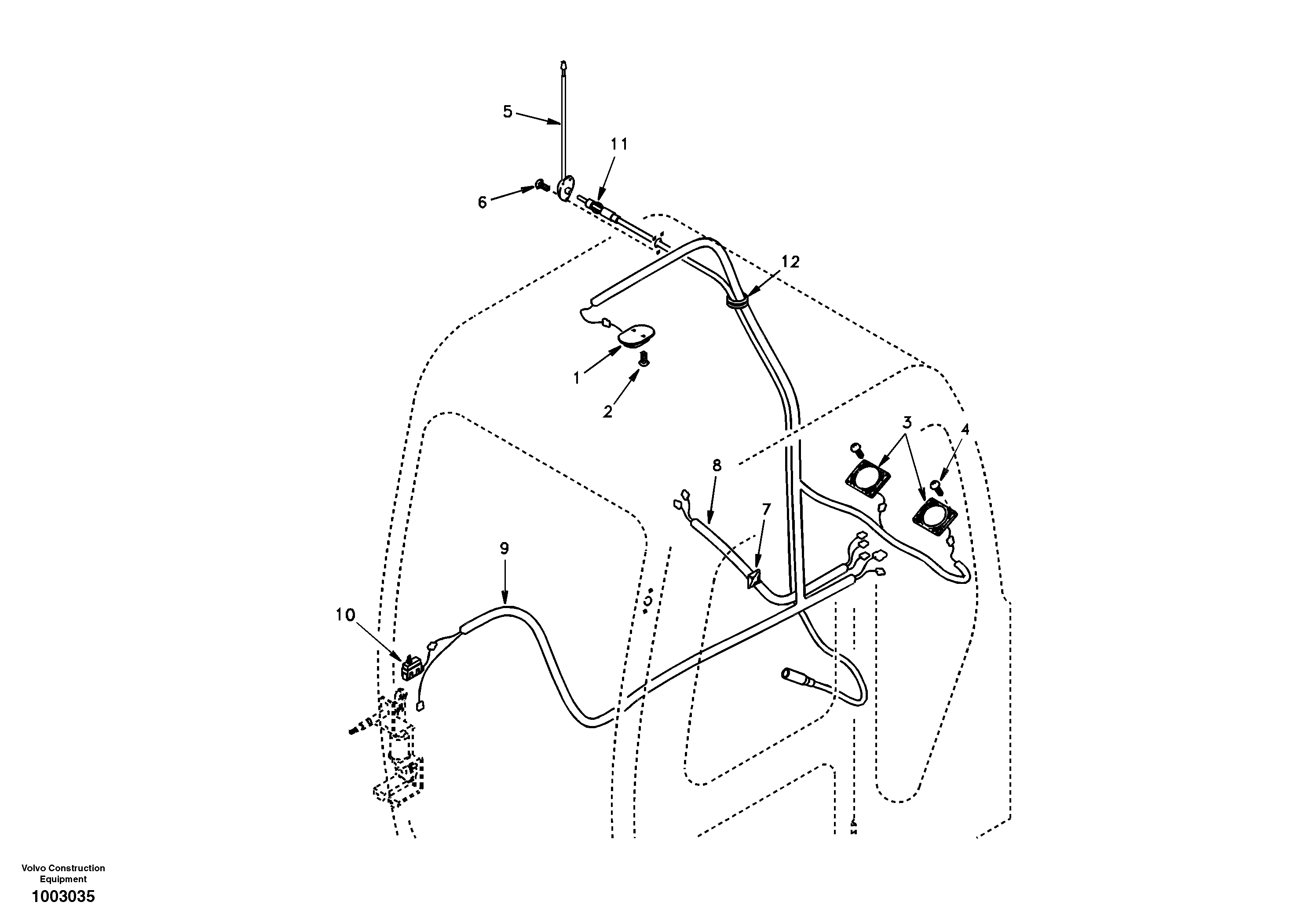 Wire harness SA1122-01810 VOLVO