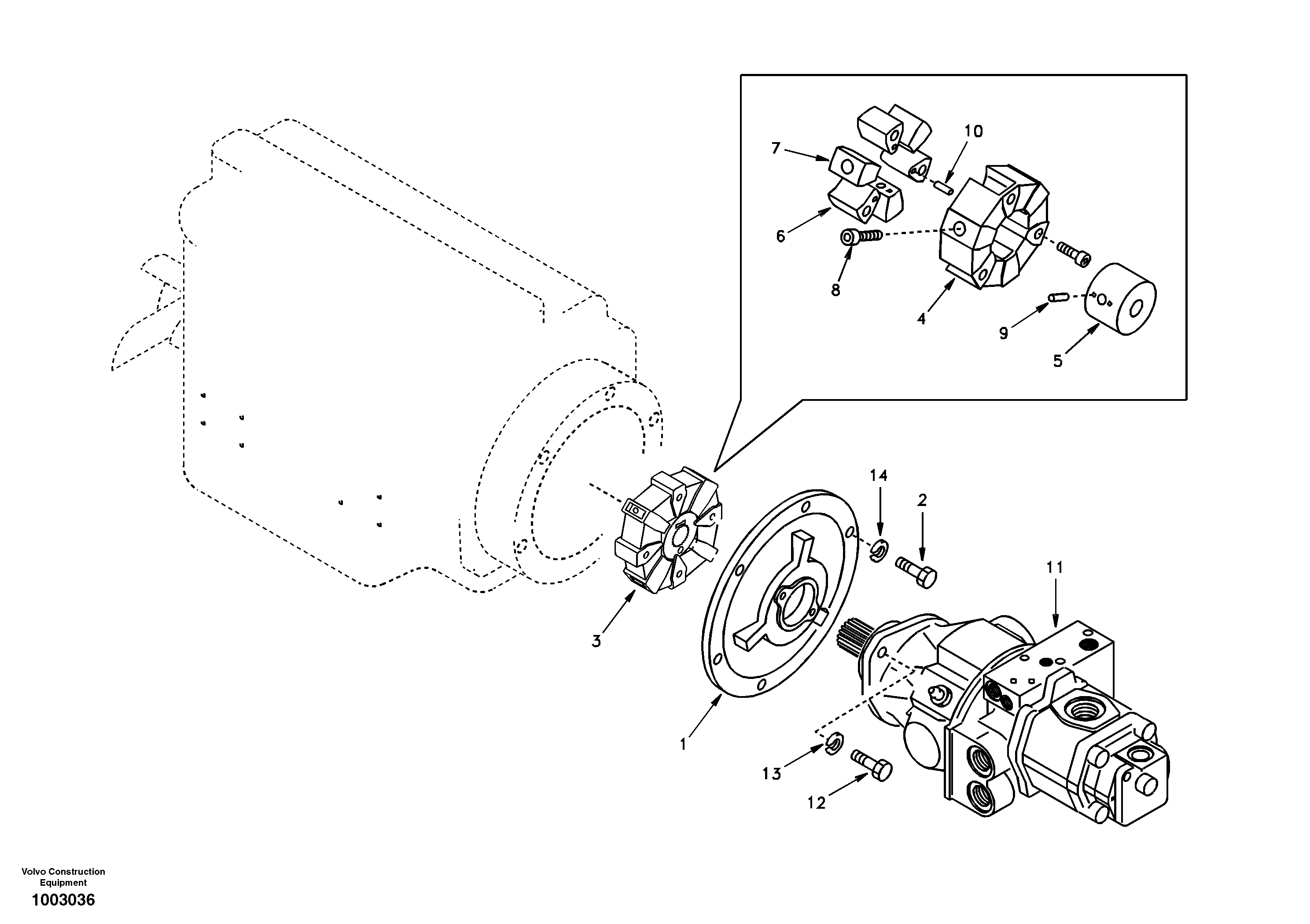 Flange Cap Nut SA/VOE955923 VOLVO