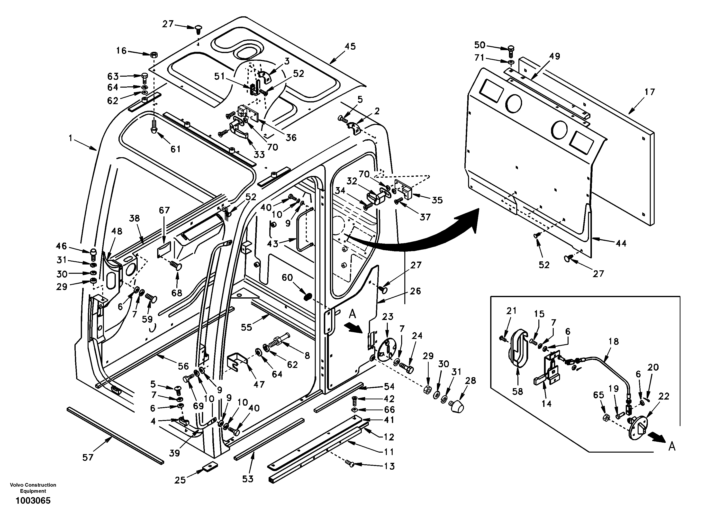 Sliding Strip SA9042-10805 VOLVO