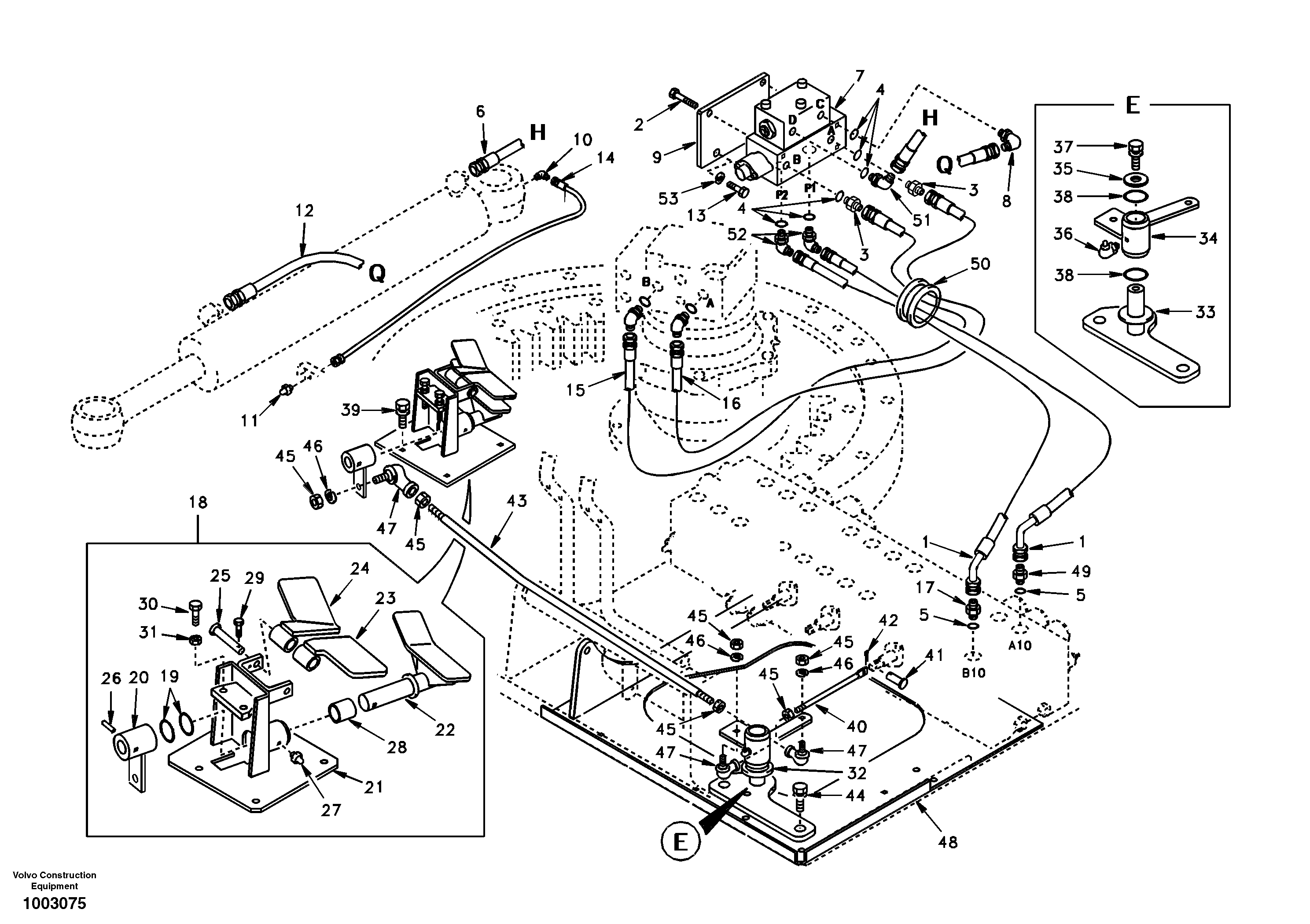 Mounting rail VOE992558 VOLVO
