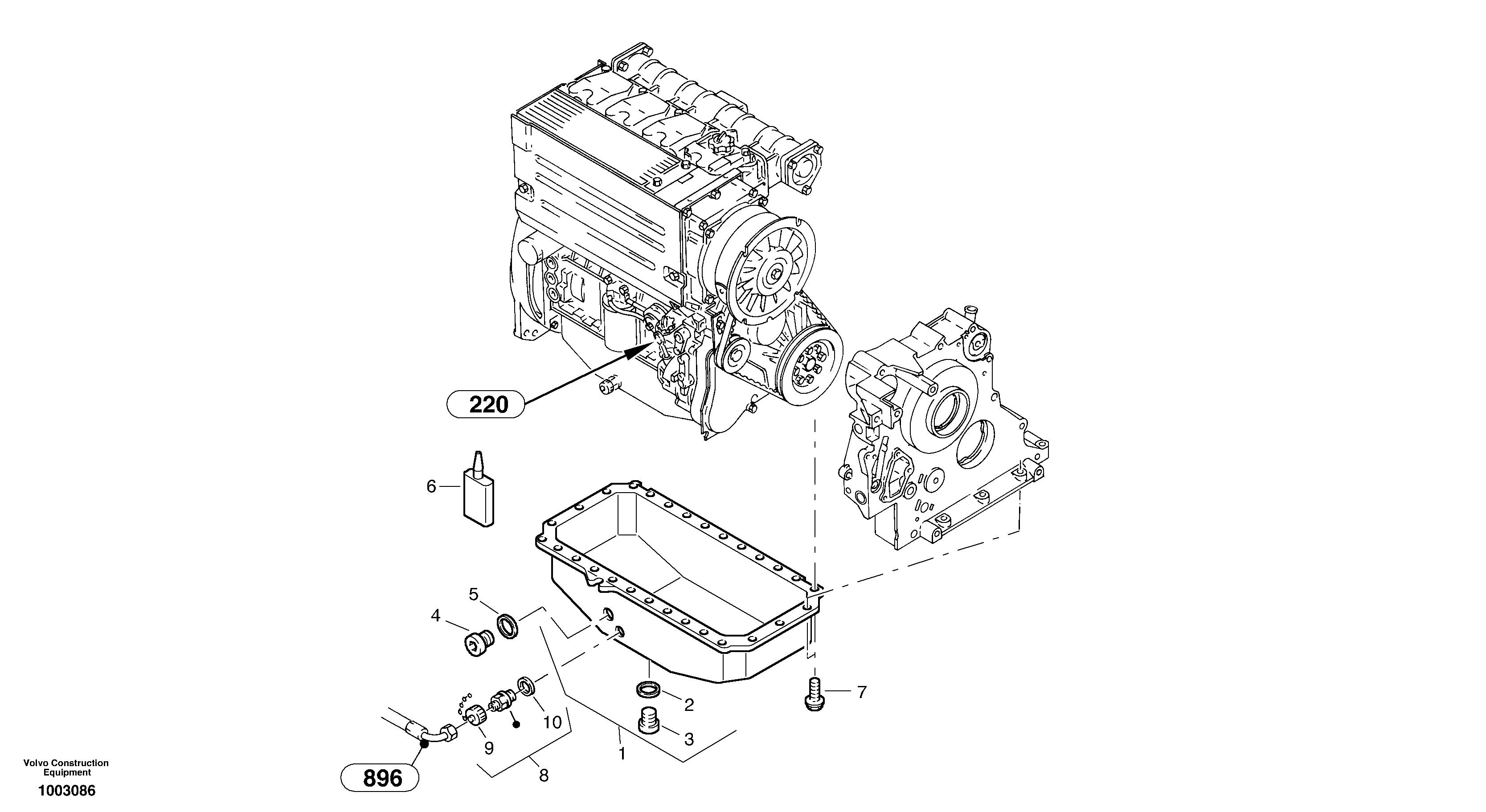 Tree-length grapple VOE11370134 VOLVO