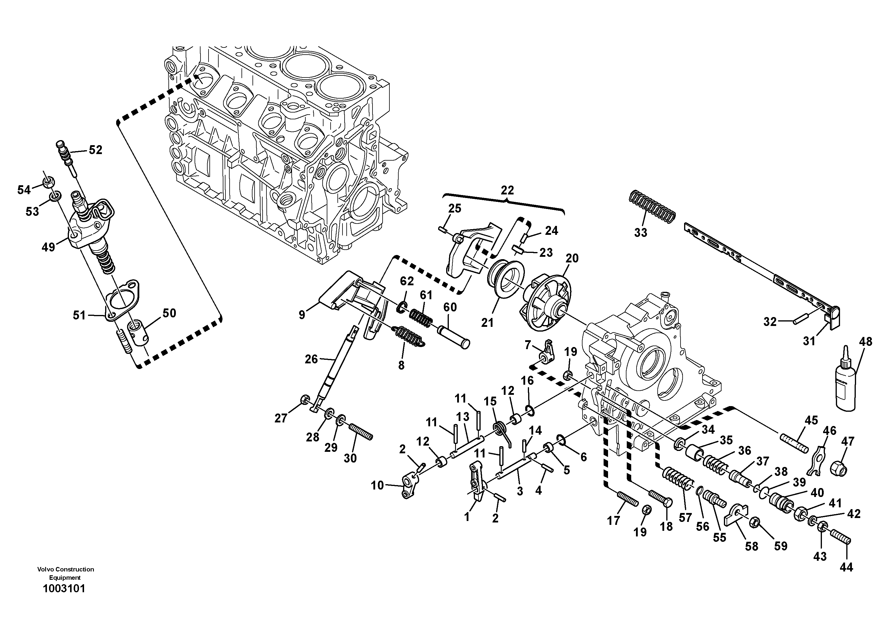 Piston pump VOE11370261 VOLVO