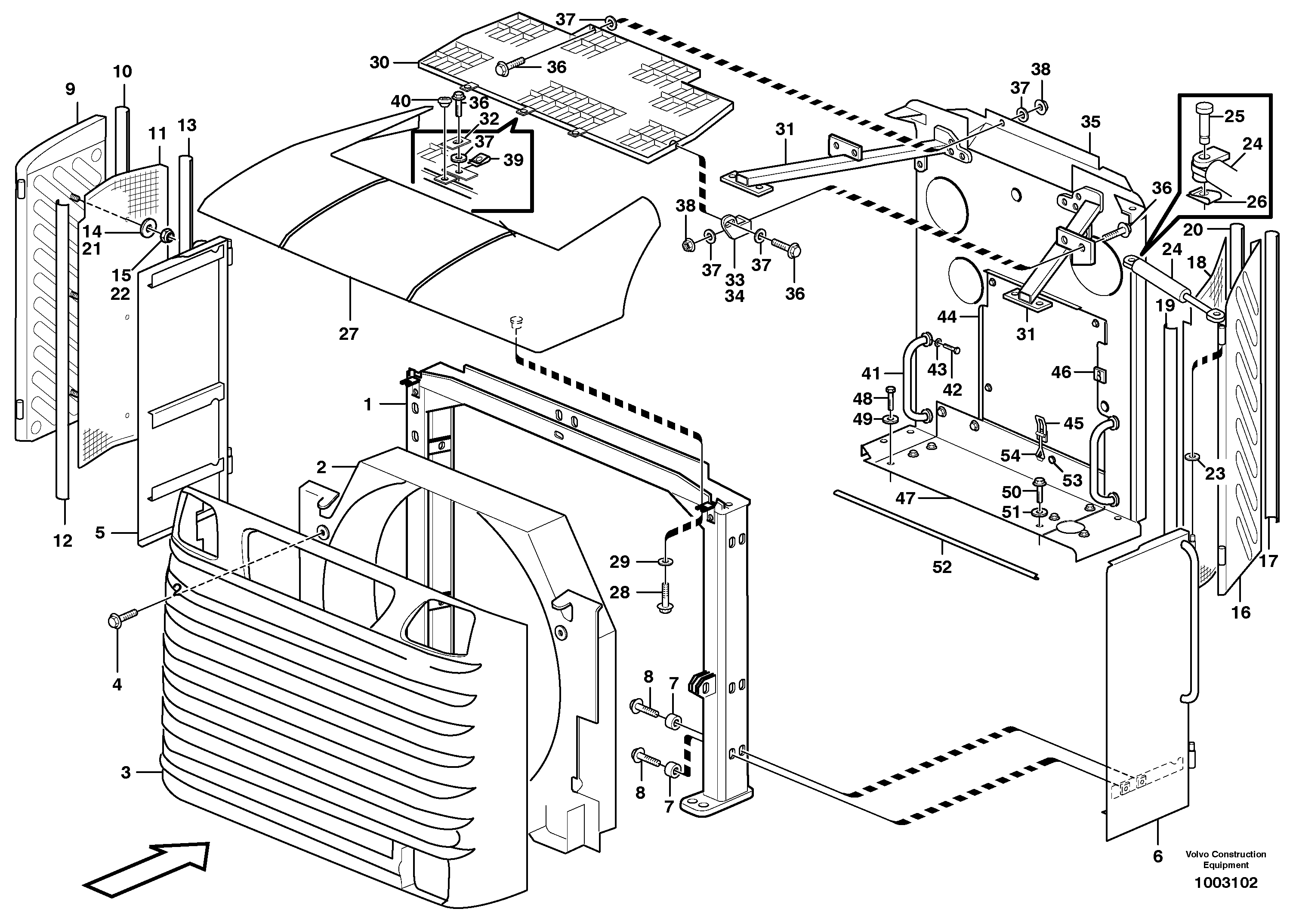 Tip Plate VOE11400545 VOLVO
