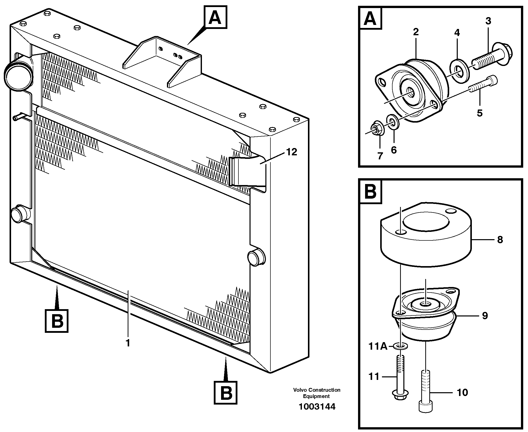 Sq Head Screw VOE11110366 VOLVO
